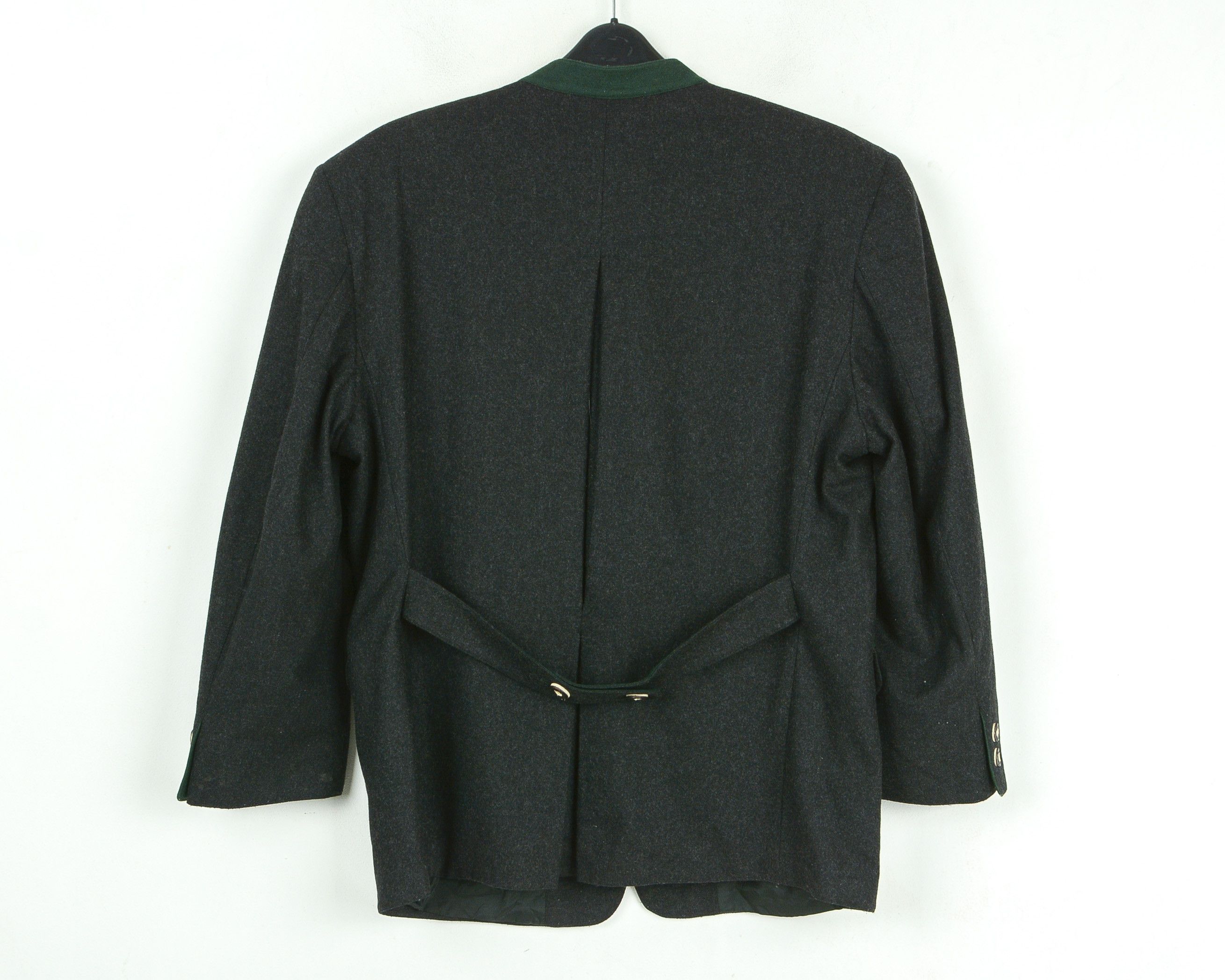 Vintage M Cashmere Wool Trachten Coat Button Jacket Jager Janker Size 40R - 7 Thumbnail