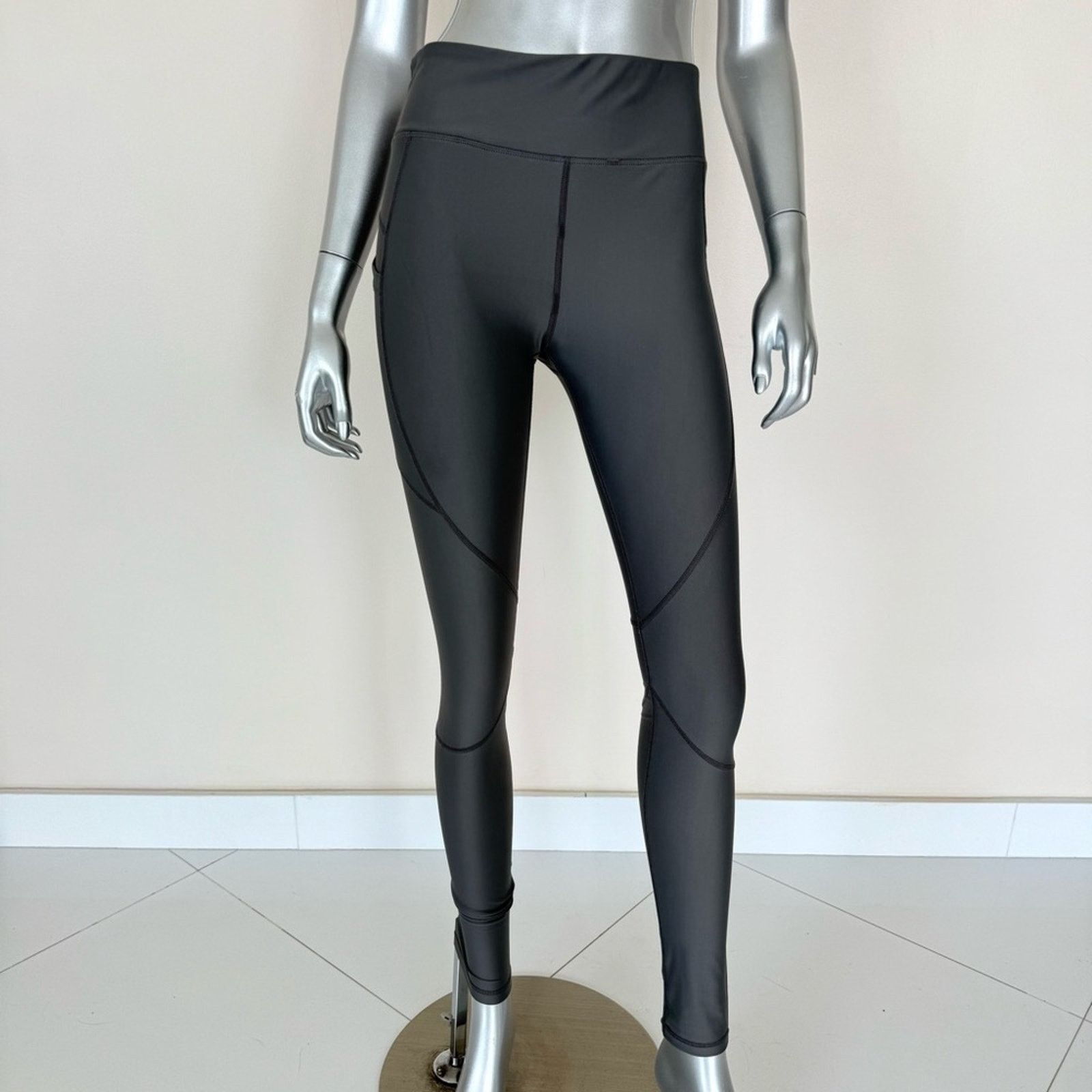 Other Women grey high waist leggings size M Size 28" / US 6 / IT 42 - 1 Thumbnail