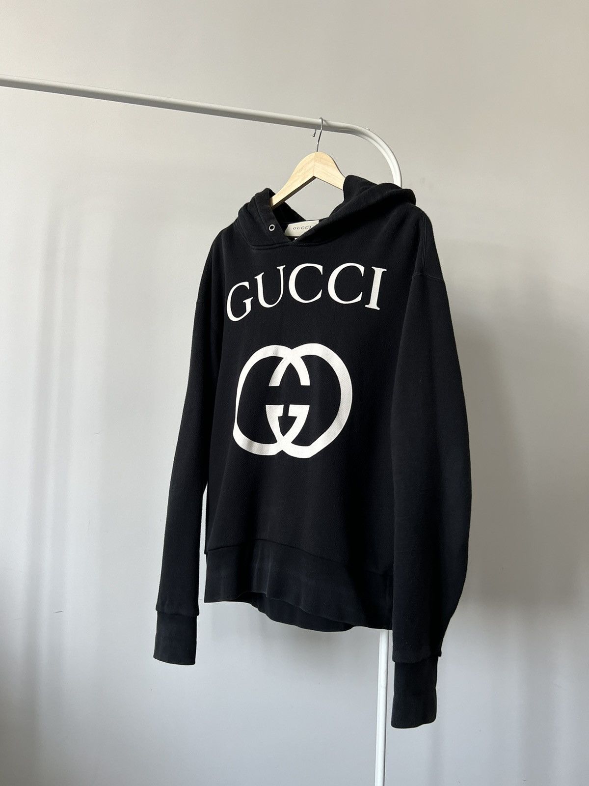 Gucci Gucci Big Logo GG Interlocking Hoodie Size US S / EU 44-46 / 1 - 3 Thumbnail