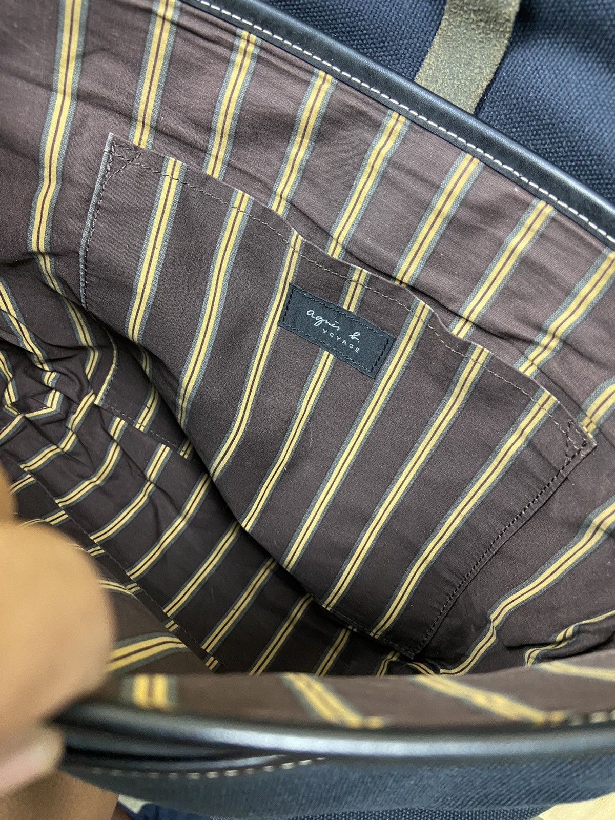 Designer × agnes b. Agnes B Archival Cotton Blend Messenger Bag Size ONE SIZE - 13 Thumbnail