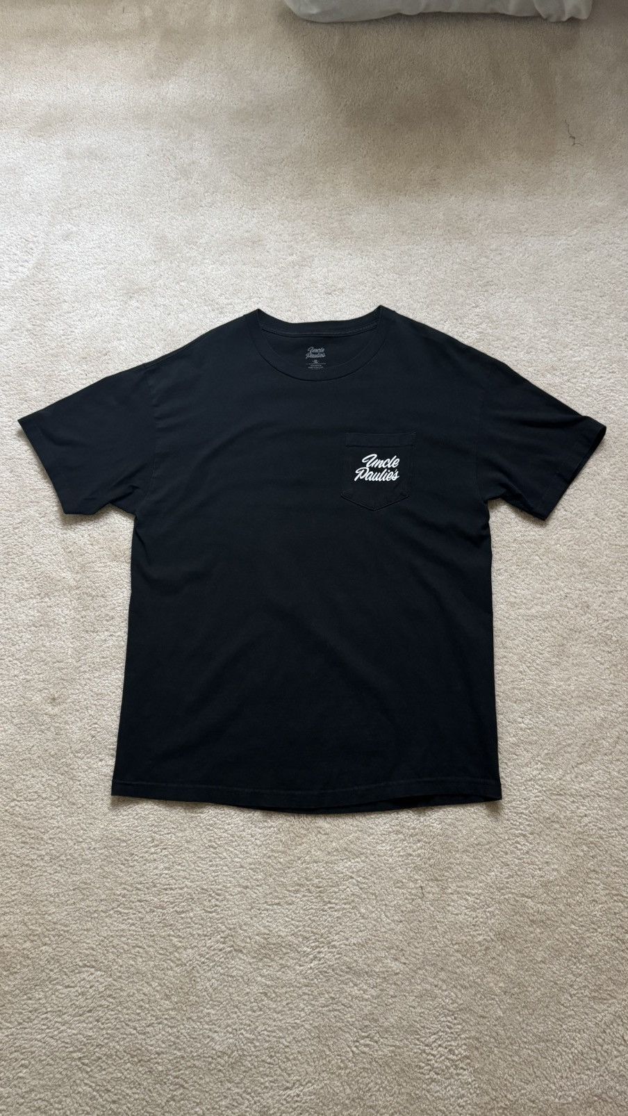 Vintage Uncle Paulie’s Logo T-shirt (Black) Size US XL / EU 56 / 4 - 2 Thumbnail