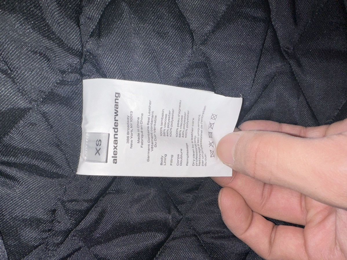 Alexander Wang Alexander Wang Moto Padded Oversized Vest Unisex Size XS / US 0-2 / IT 36-38 - 4 Thumbnail