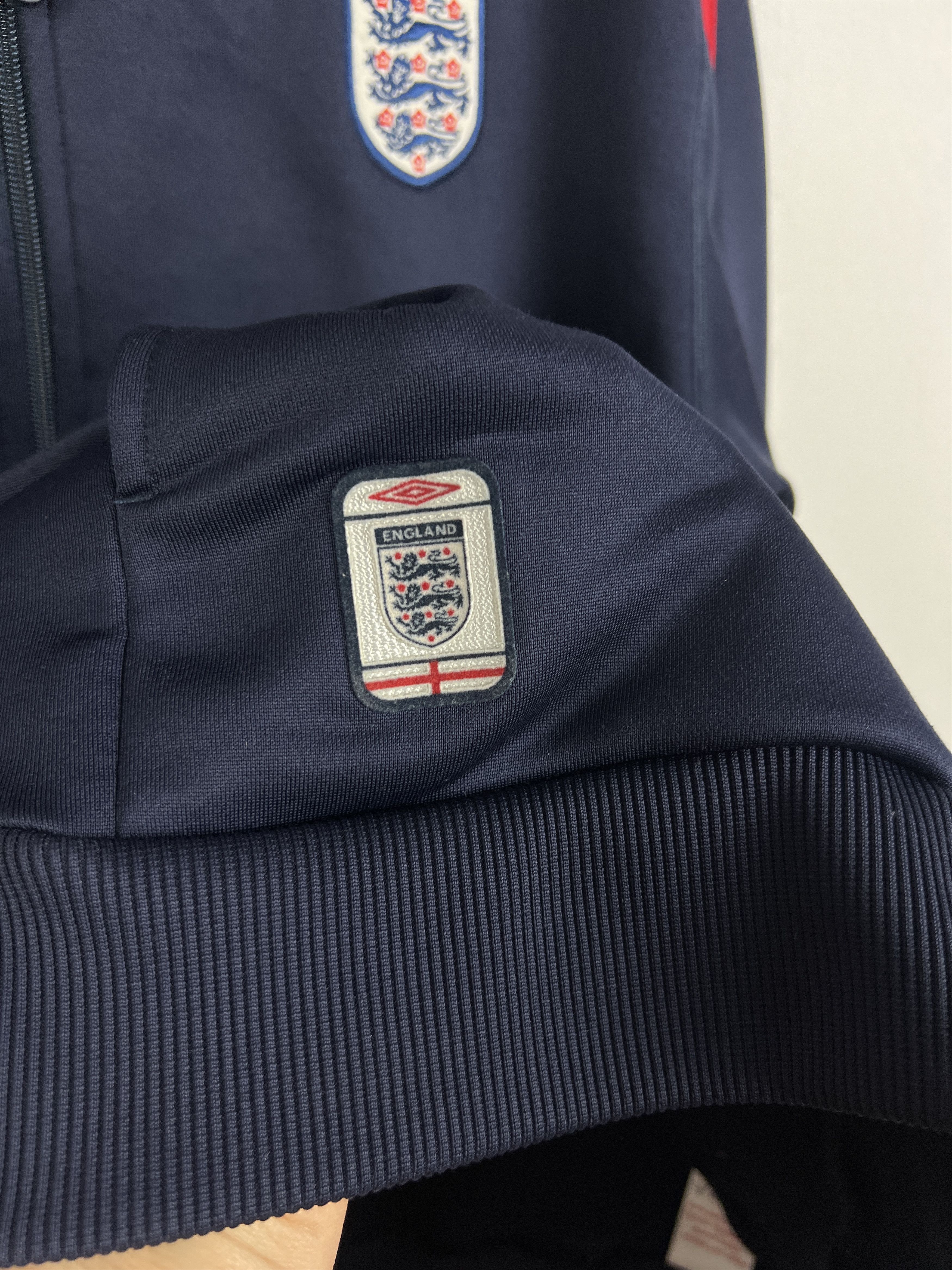 Umbro England Football Train Track Top Jacket National Team Rare Size US L / EU 52-54 / 3 - 5 Thumbnail