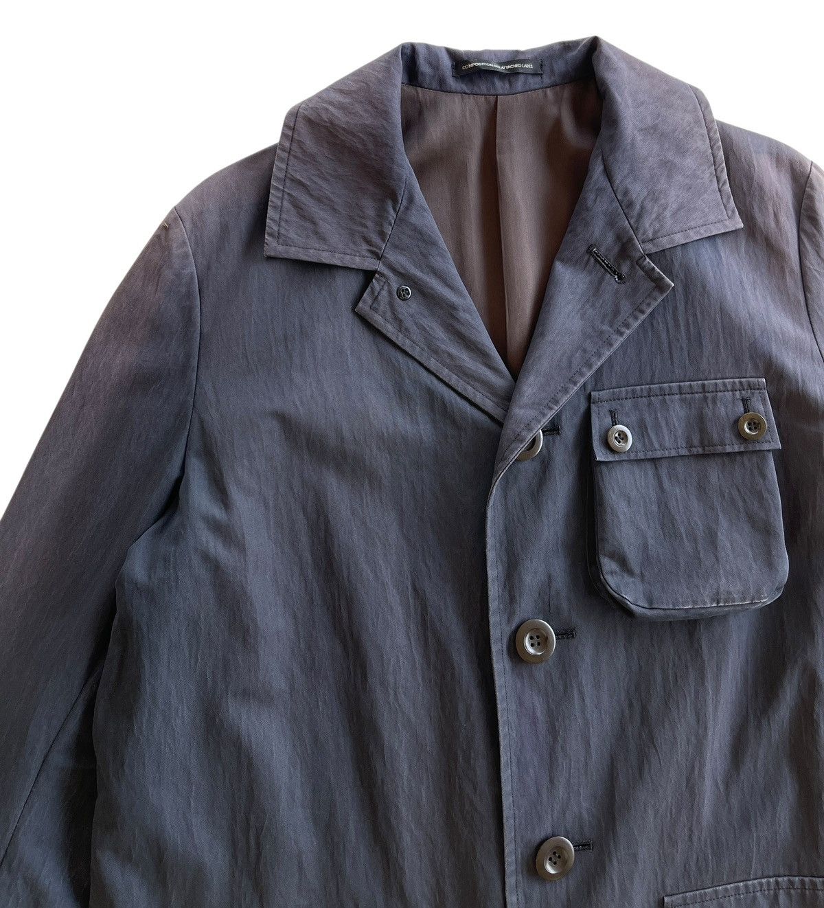 Yohji Yamamoto 1995 S/S Yohji Yamamoto Avantgarde Trench Coat Size US M / EU 48-50 / 2 - 7 Thumbnail