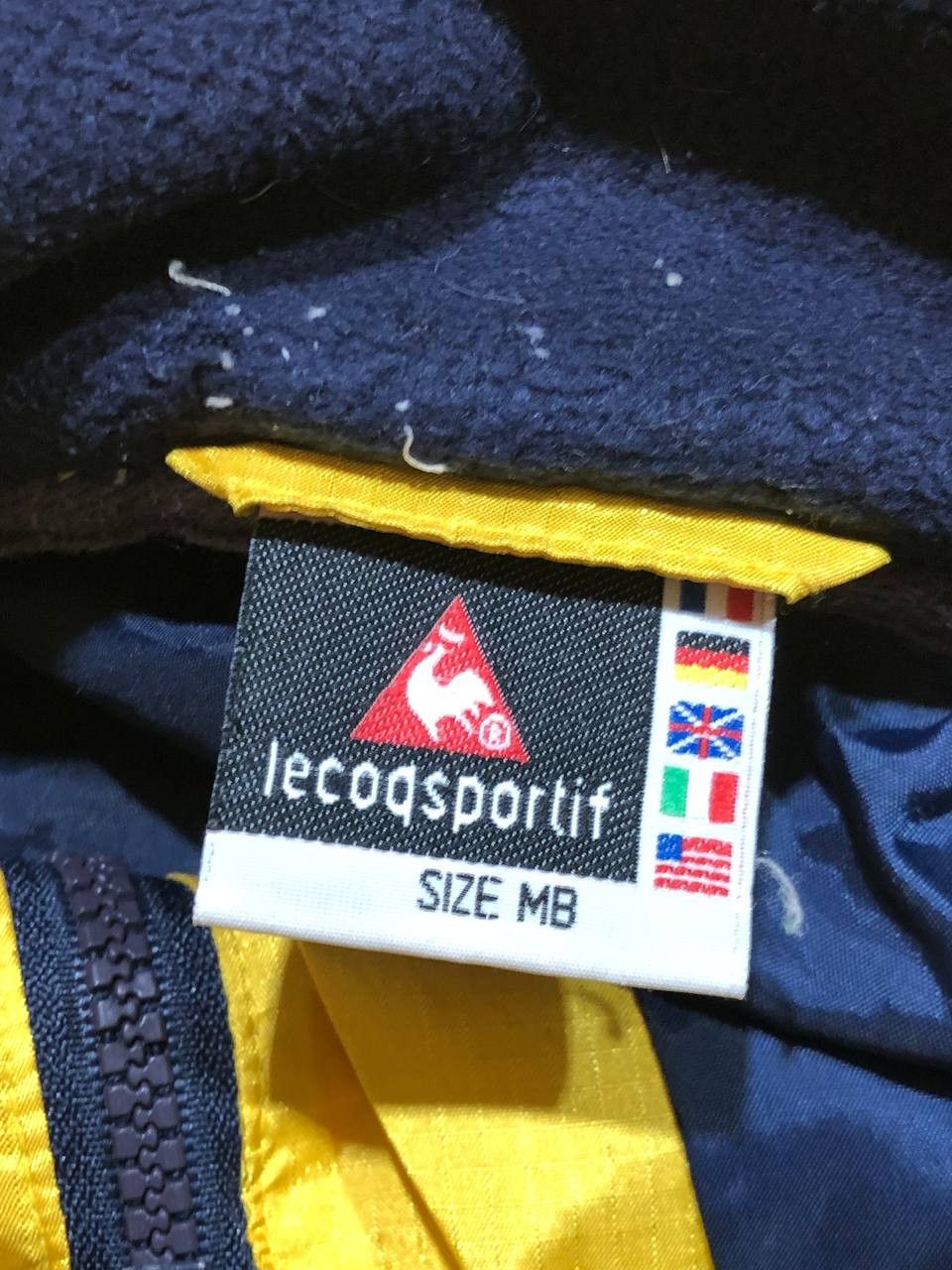 Le Coq Sportif Vintage Le Coq Sportif Windbreaker Jacket Zip Moto Size US M / EU 48-50 / 2 - 2 Thumbnail