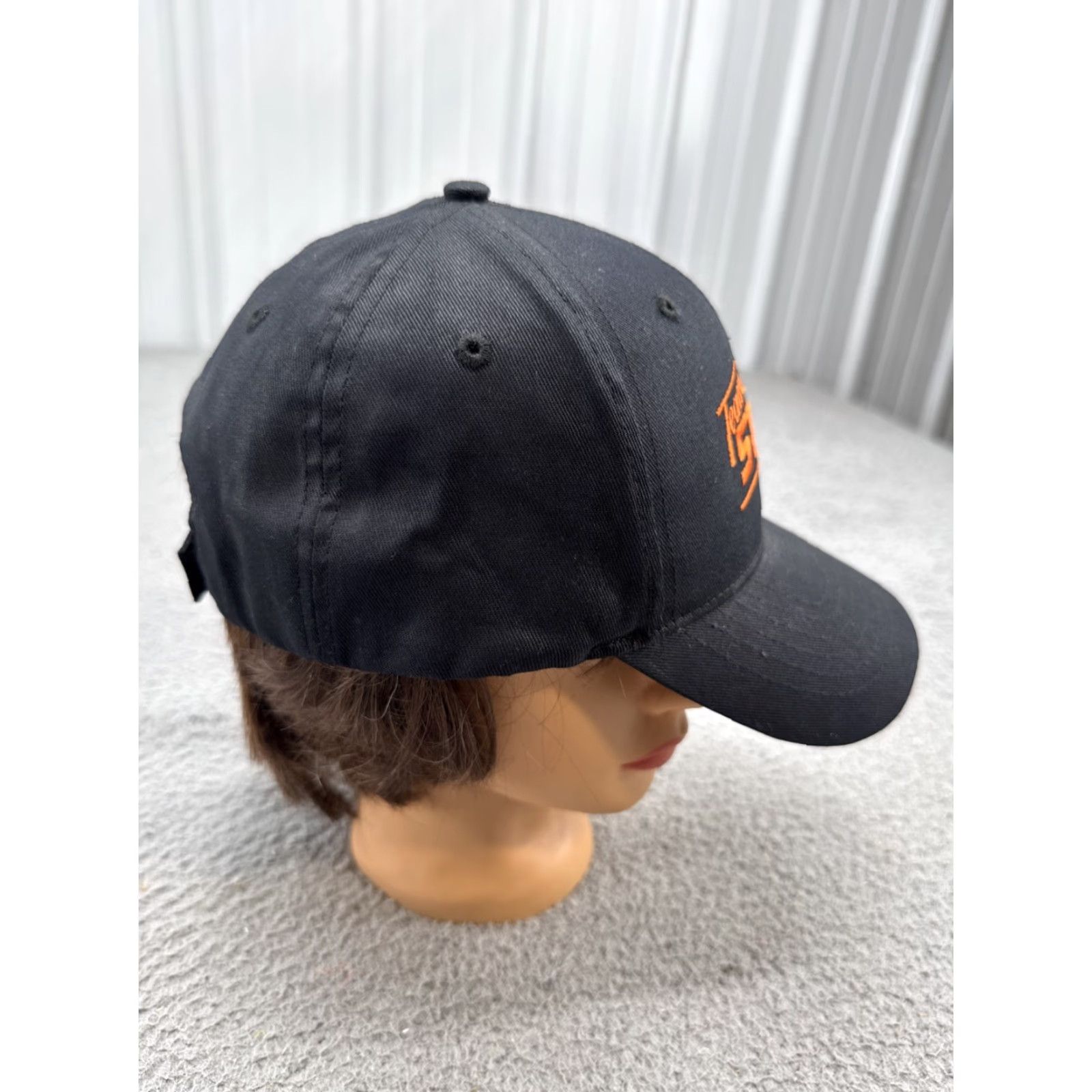 Vintage STIHL Cap Hat Black Orange Embroidered Adjustable Baseball Hat Workwear NEW Size ONE SIZE - 3 Thumbnail