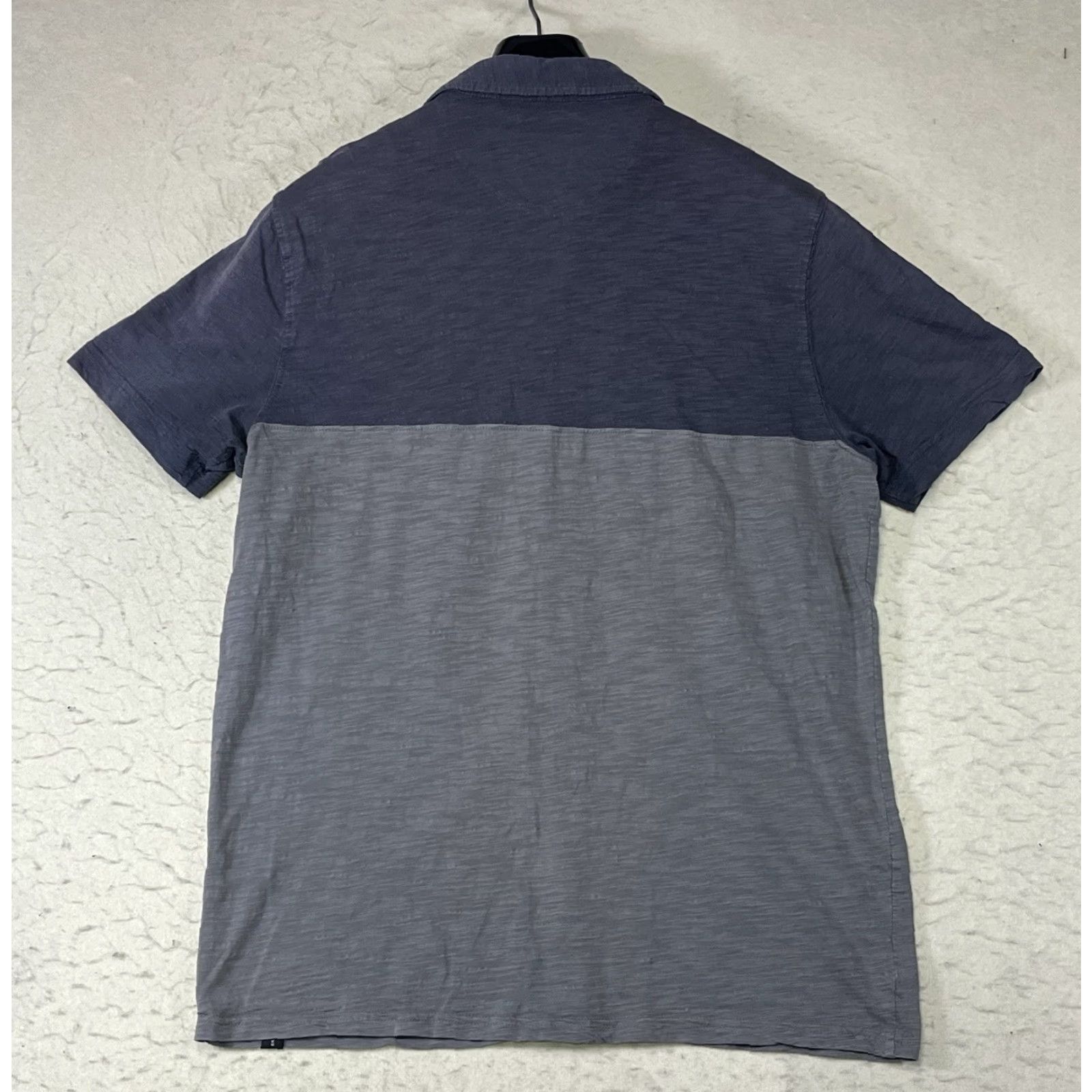Prana prAna Breathe Collared Short Sleeve Button Up Shirt Gray Men's Large Polo Shirt Knit Stretch Regular Size L Mens Size US L / EU 52-54 / 3 - 2 Thumbnail