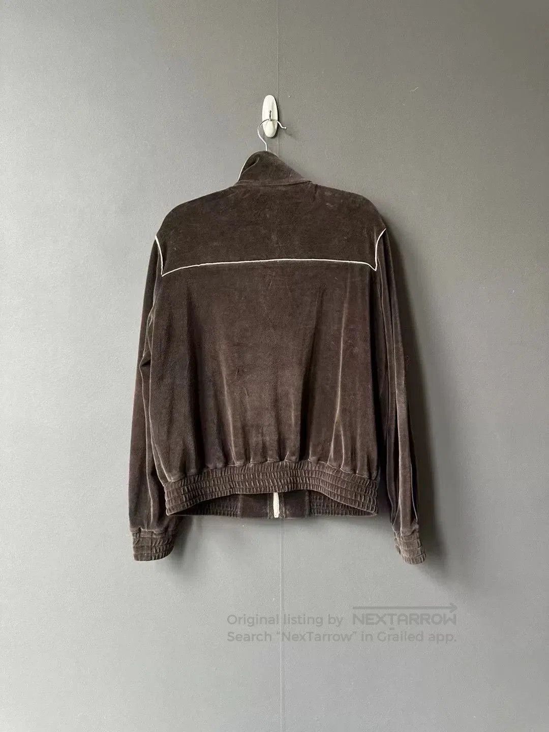 Celine celine brown velour bomber jacket. Size S / US 4 / IT 40 - 2 Thumbnail