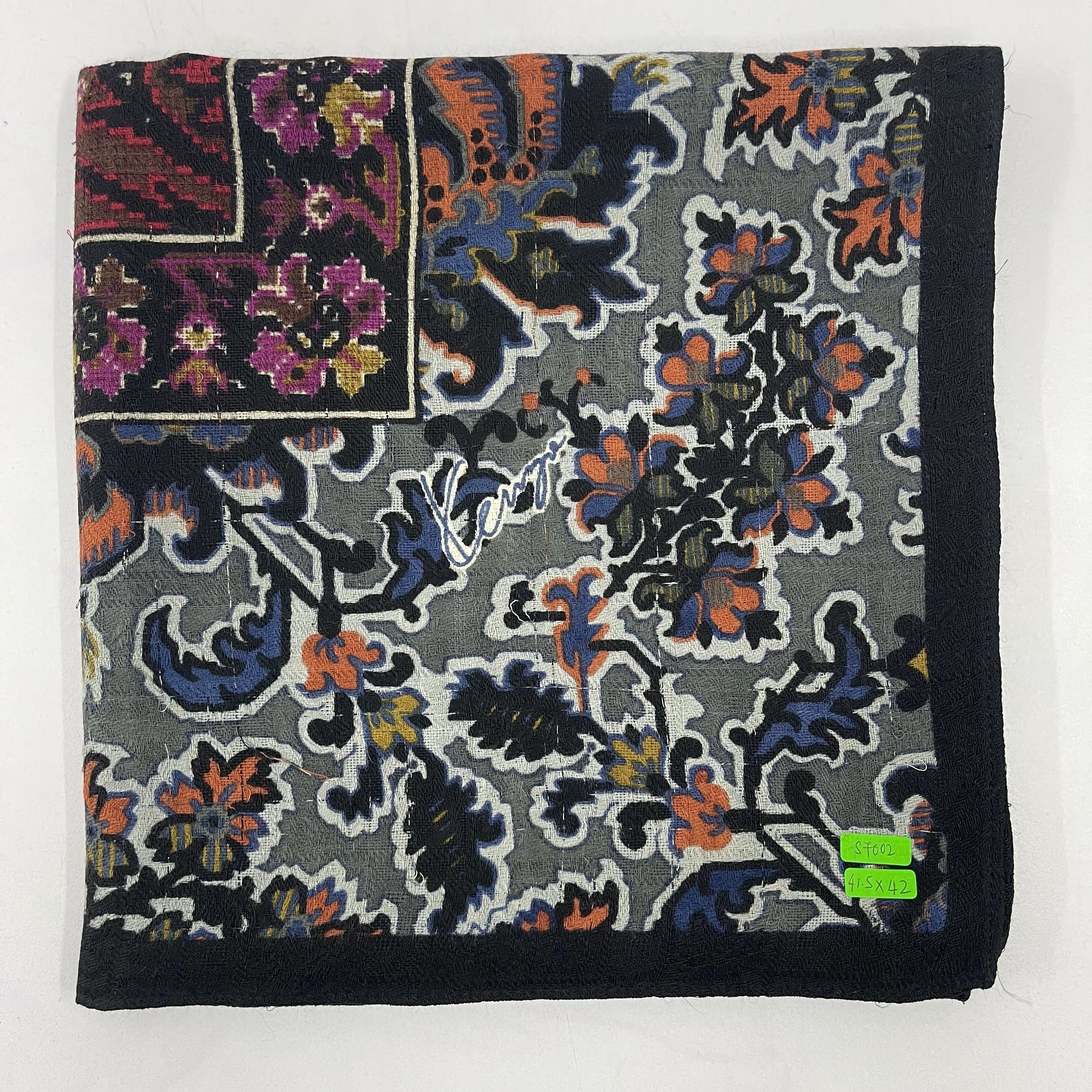 Kenzo Vintage Kenzo Wool + Silk Scarf - S7002 Size ONE SIZE - 10 Thumbnail