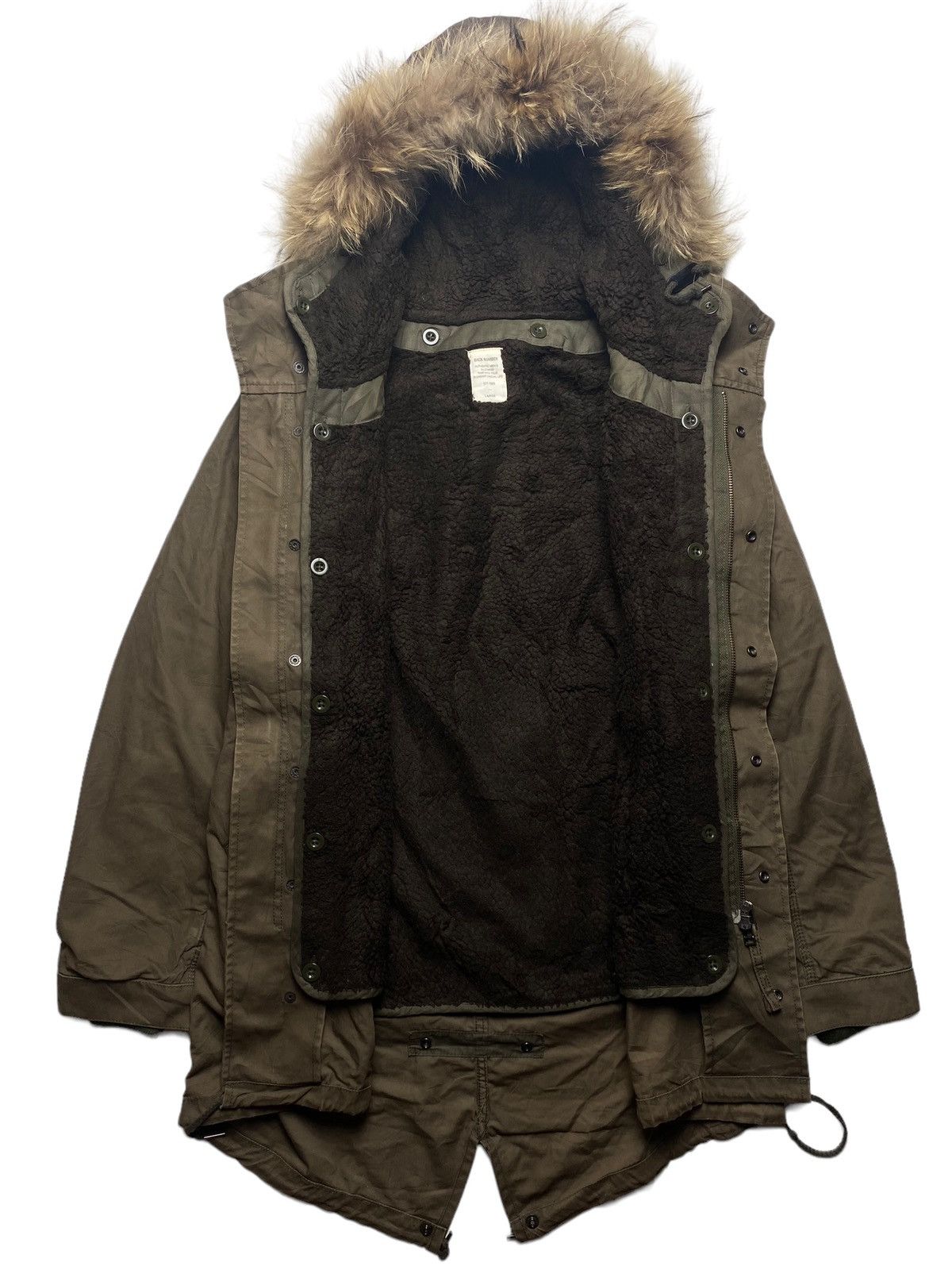 If Six Was Nine 2000s Back Number - Fur Hoodie Jacket Size US L / EU 52-54 / 3 - 6 Thumbnail