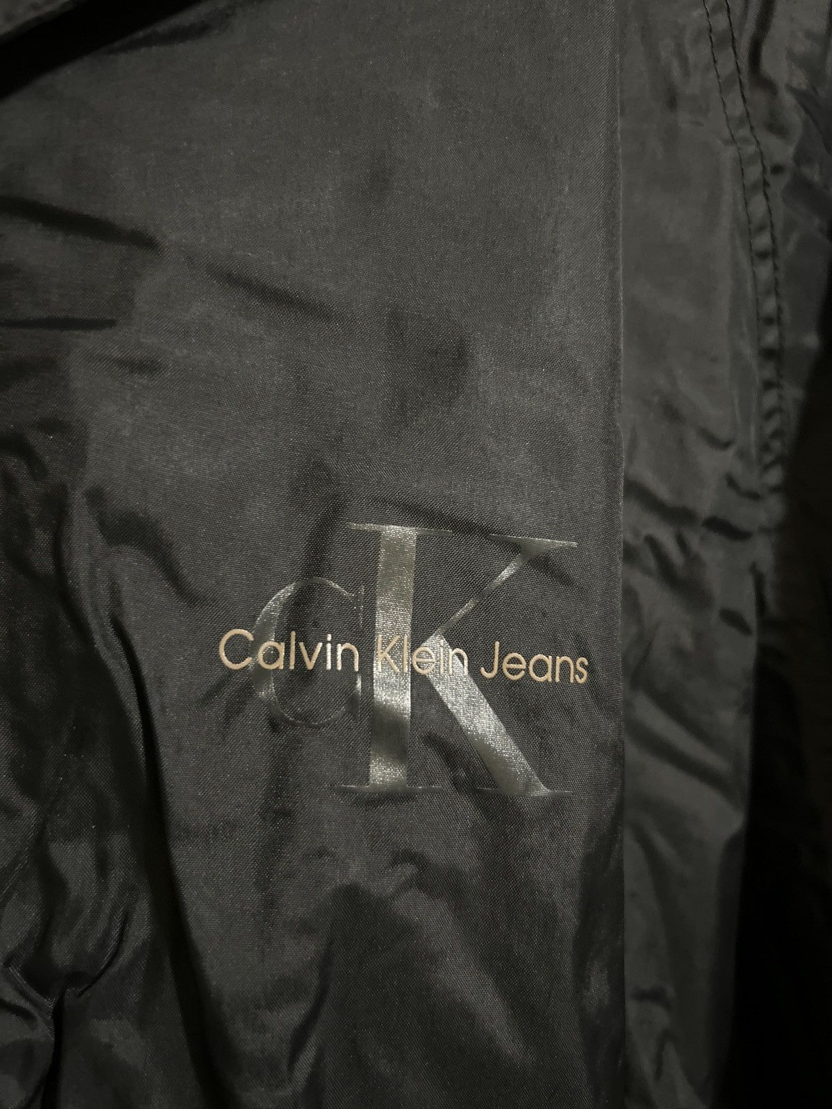 Calvin Klein × Vintage Vintage 90s Calvin Klein lined windbreaker Size US XL / EU 56 / 4 - 4 Thumbnail