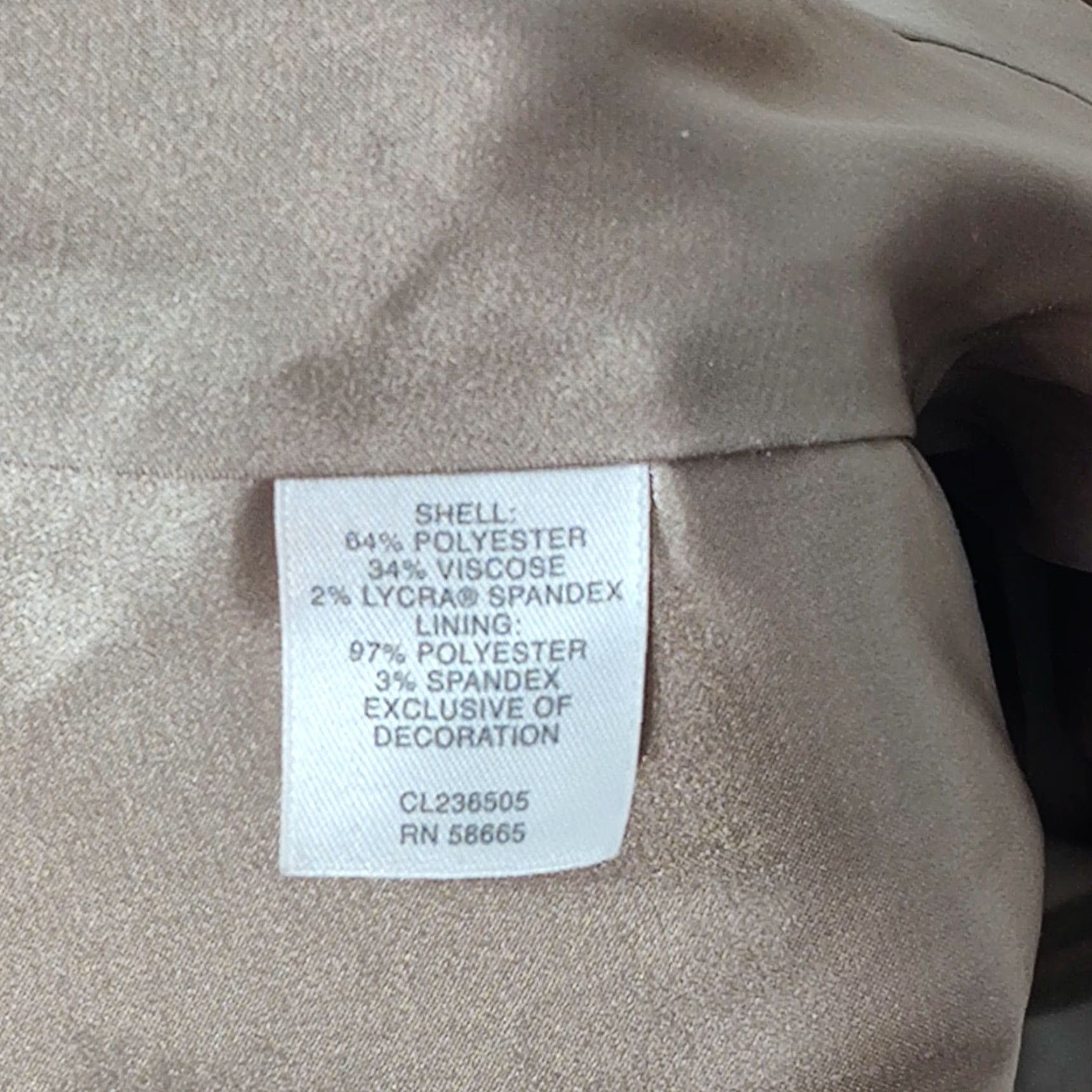Vintage Classiques Entier Blazer Jacket Women’s Grayish Brown Single-Breasted Sz 2 Formal Regular Sleeve Long Crew N/A Size XS / US 0-2 / IT 36-38 - 5 Thumbnail