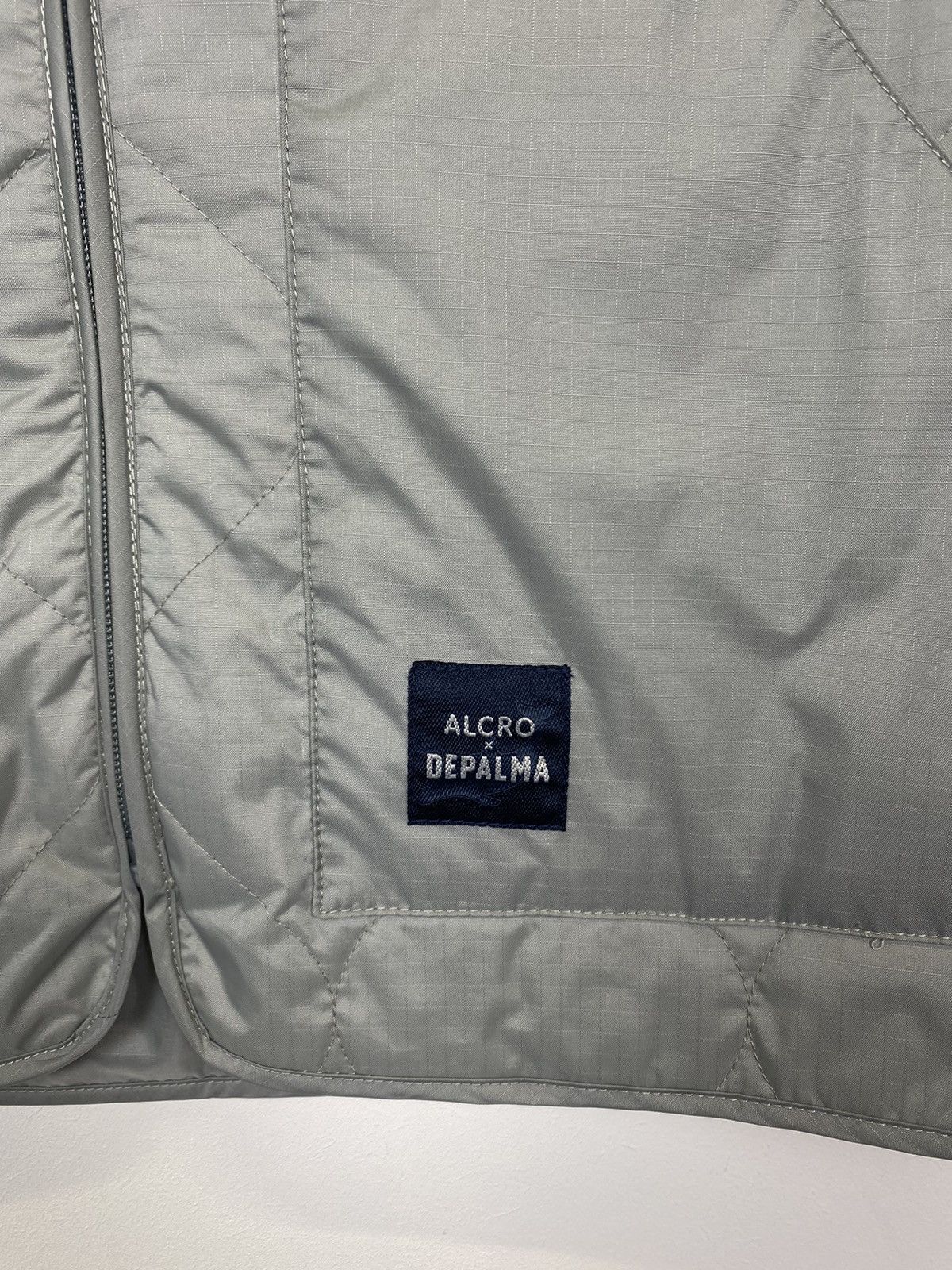 Designer Alcro x Depalma Workwear Quilted Vest Gilet Full Zip Gray Size US L / EU 52-54 / 3 - 5 Thumbnail