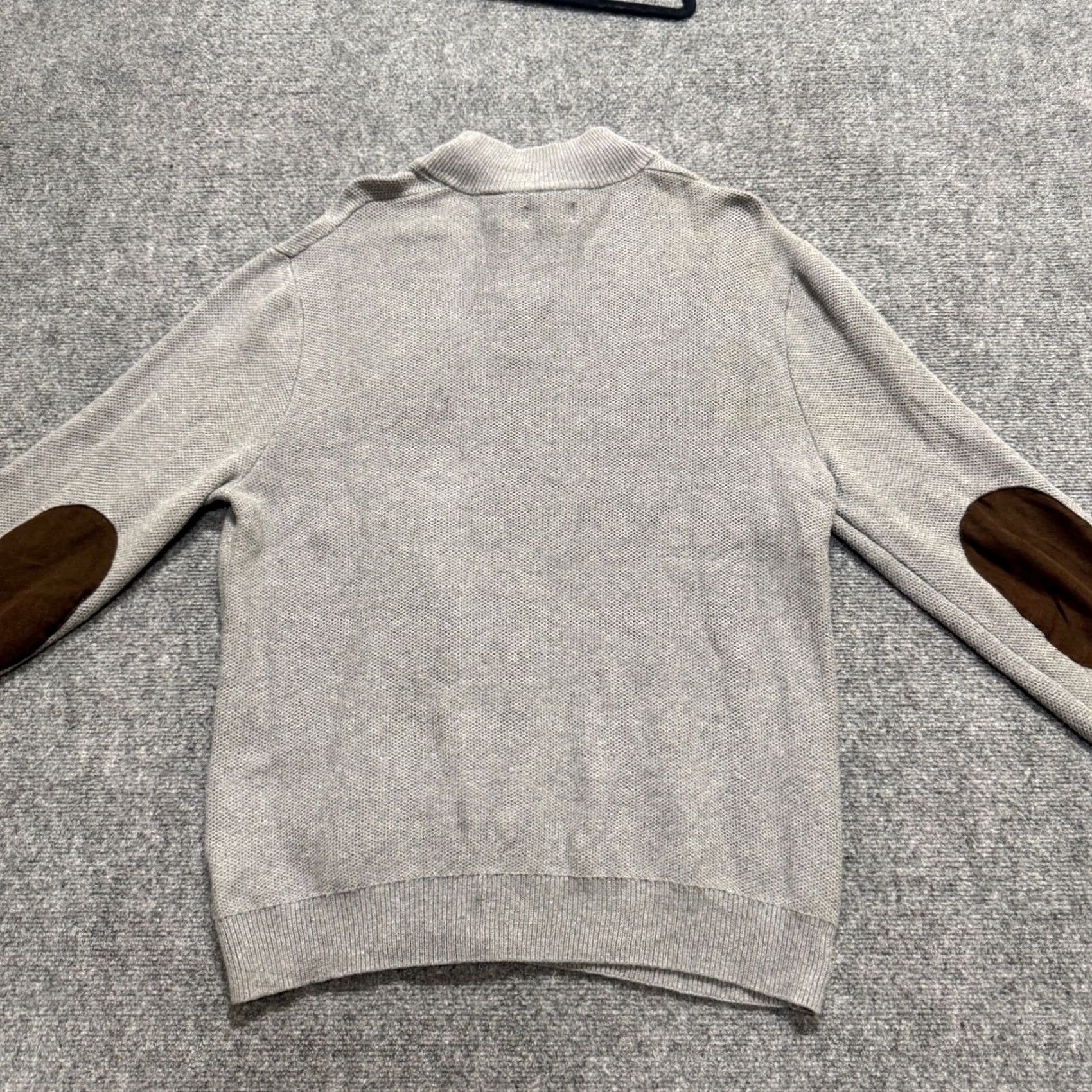 Chaps Chaps Pullover Sweatshirt Men's 2XL Gray Quarter Zip Elbow Pads Cotton Casual Big & Tall Sweatshirt Men Gray 2XL Size US XXL / EU 58 / 5 - 3 Thumbnail