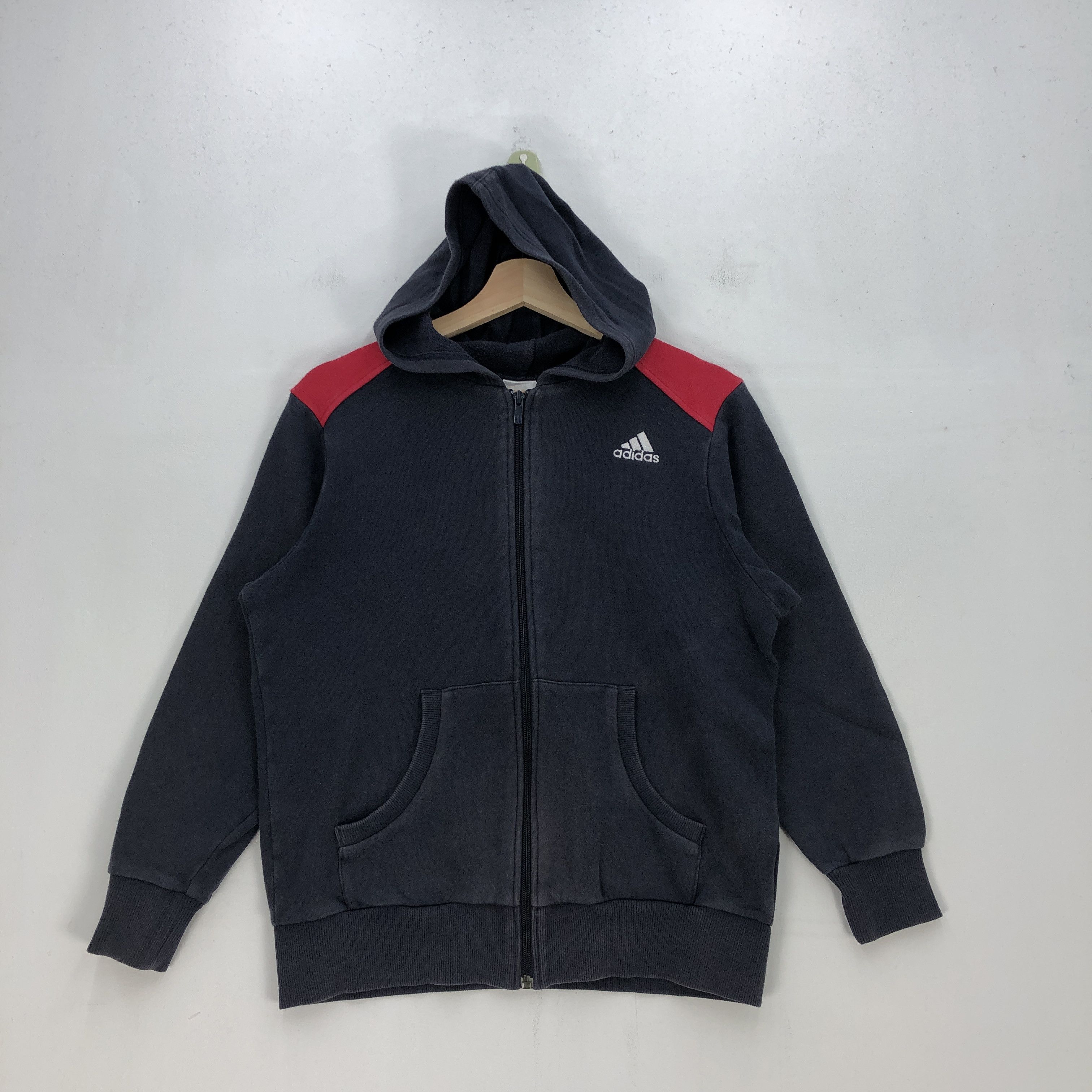 Adidas Vintage Y2K Adidas Hoodie Sweater Adidas Zipper Sweatshirt Size US S / EU 44-46 / 1 - 2 Thumbnail