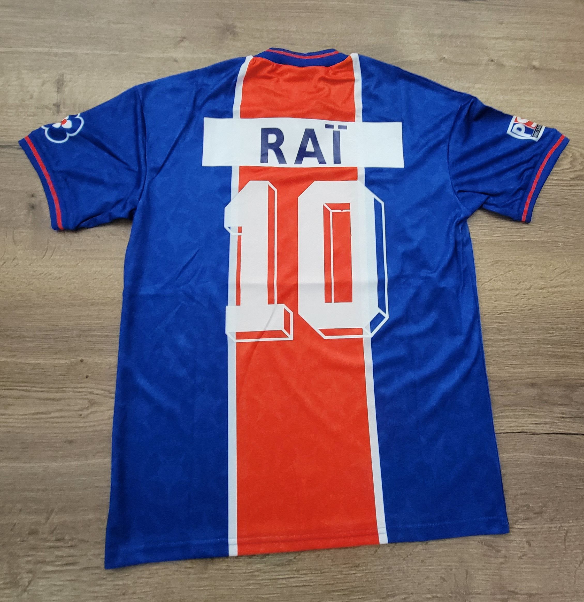 Other Raí 10 Paris S.G 1995/1996 Vintage Soccer Jersey trikot Size US L / EU 52-54 / 3 - 1 Thumbnail
