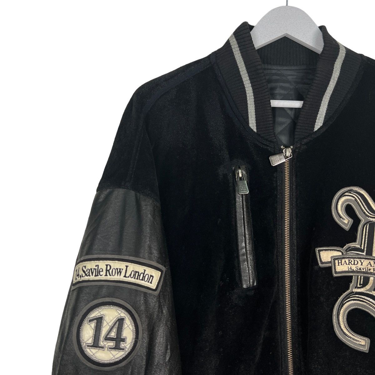 Hardy Amies 🔥 VINTAGE HARDY AMIES SPORT EMBOIDERY BOMBER JACKET Size US XL / EU 56 / 4 - 9 Thumbnail