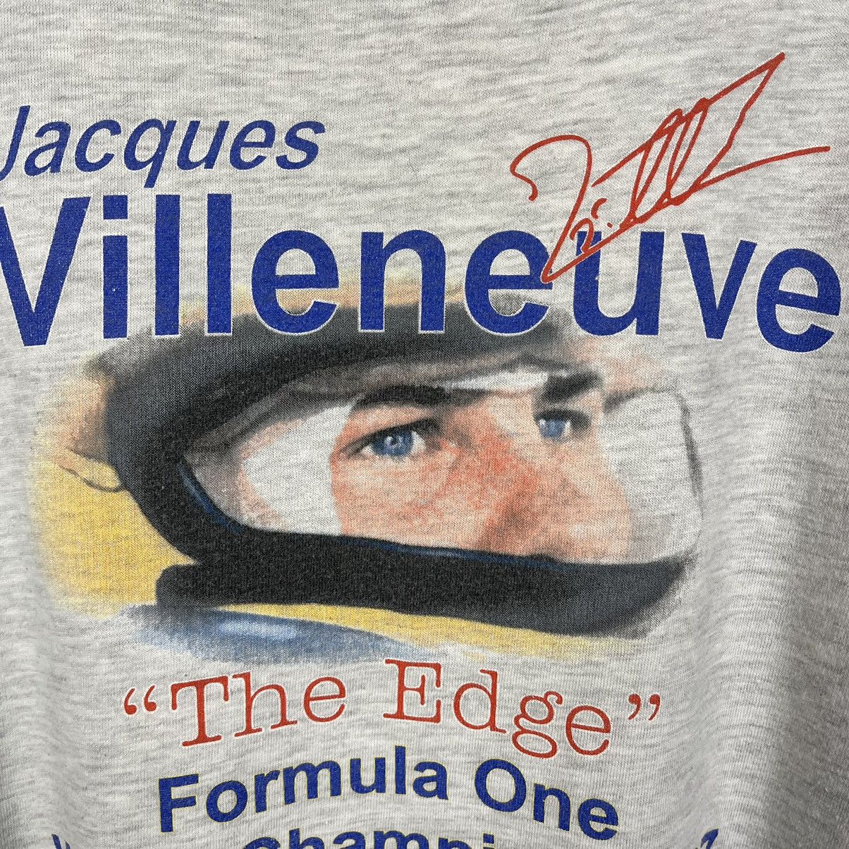 Formula 1 Vintage Jacques Villeneuve Formula One Racing T Shirt 1997 Size US XL / EU 56 / 4 - 7 Thumbnail
