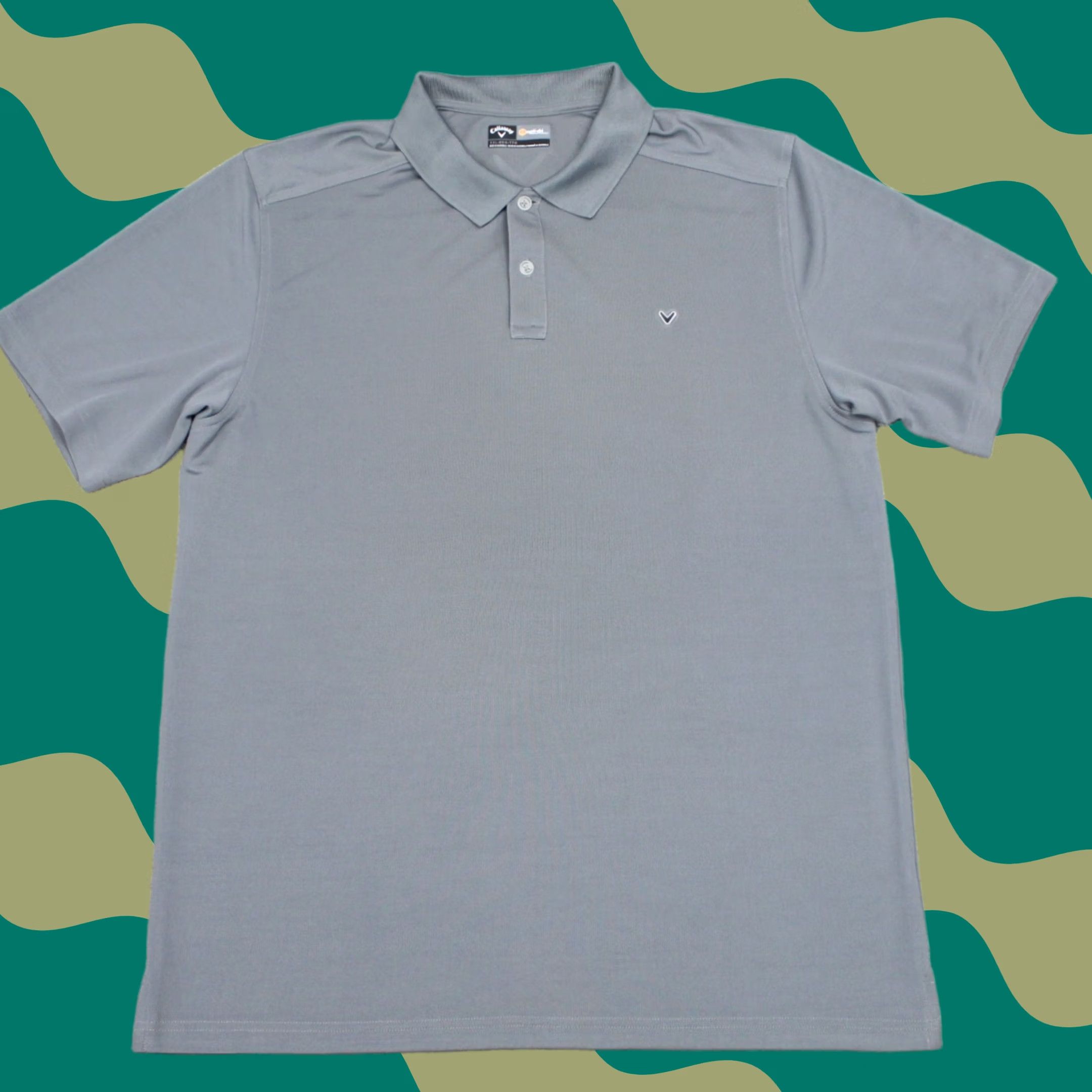 Callaway Callaway Opti-Dri Polo Shirt Mens 2XL Gray Polyester S/S Golf Pullover Size US XXL / EU 58 / 5 - 1 Thumbnail