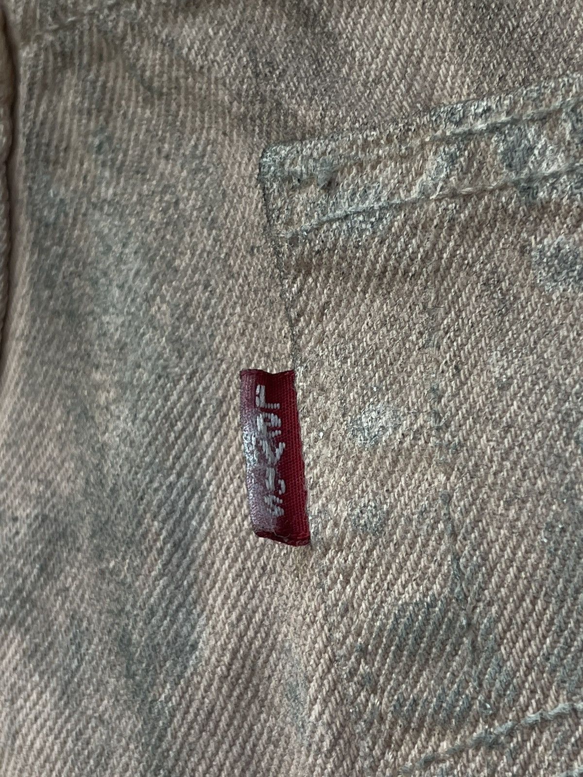 Levi's Levi’s Custom Y2K Denim Jeans Opium Distressed Works Fade Size US 30 / EU 46 - 13 Thumbnail