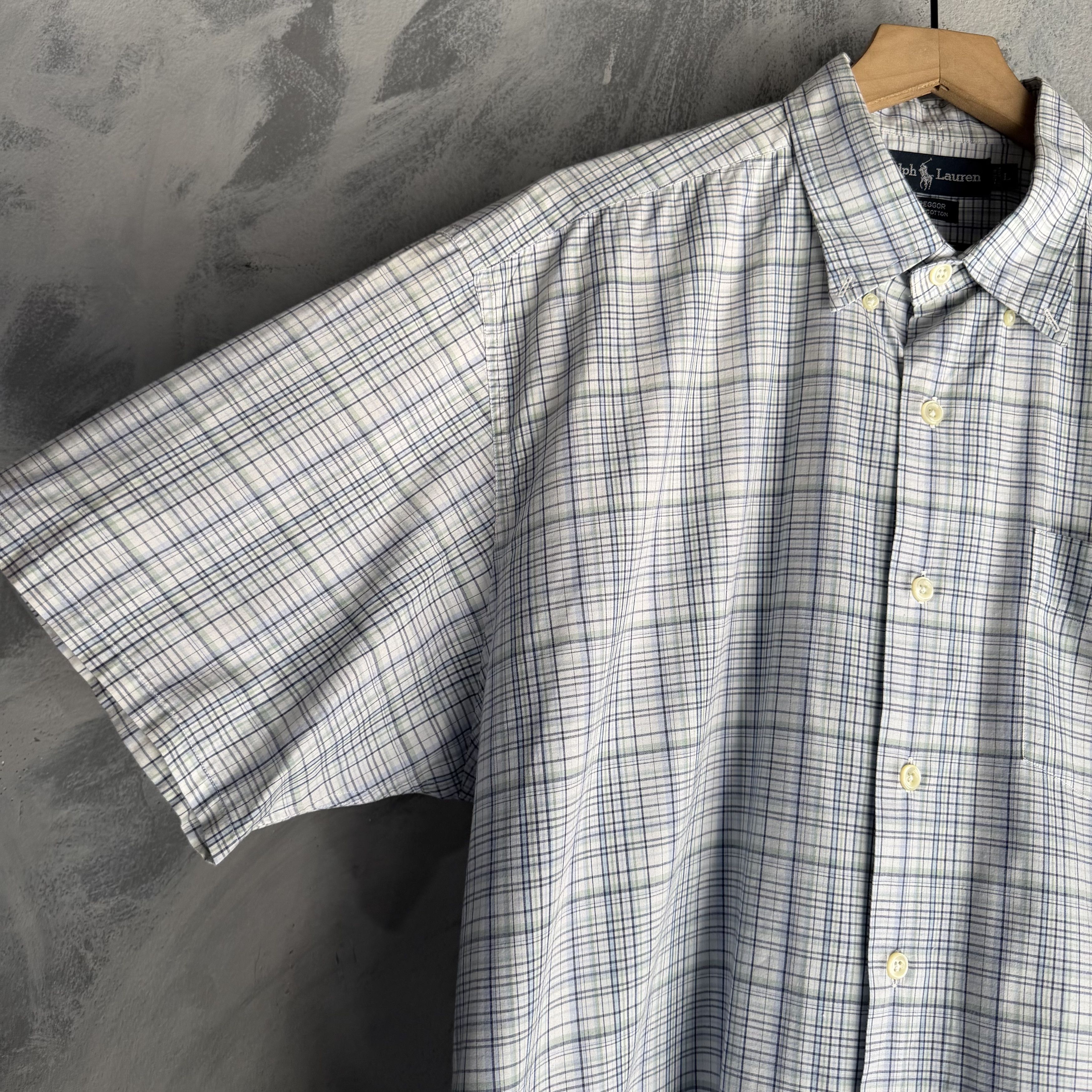 Polo Ralph Lauren Polo Ralph Lauren Shirt Mens Check Plaid Short Sleeve Size US L / EU 52-54 / 3 - 4 Thumbnail