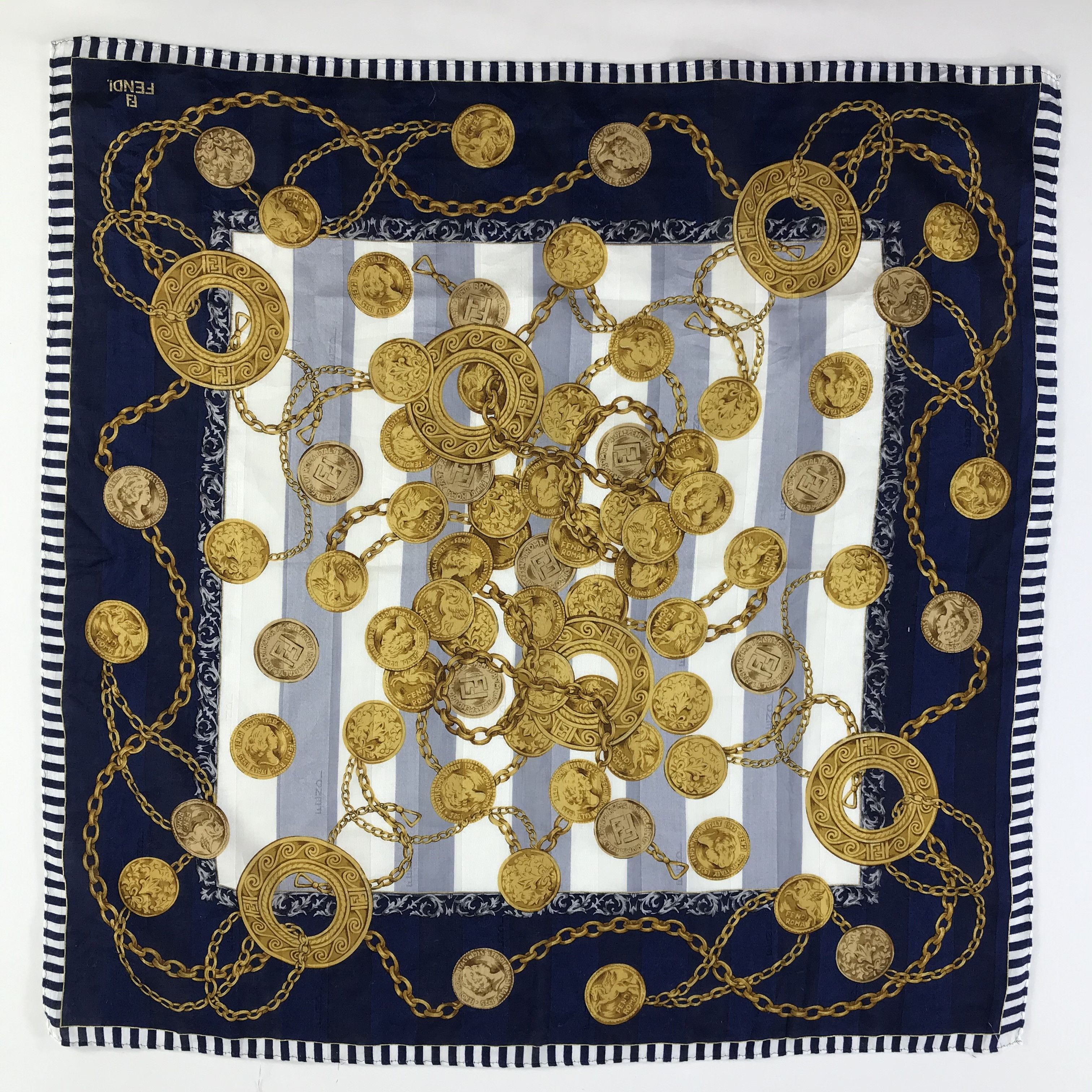Vintage Vintage Fendi Bandana / Handkerchief / Neckerchief - S886 Size ONE SIZE - 1 Thumbnail