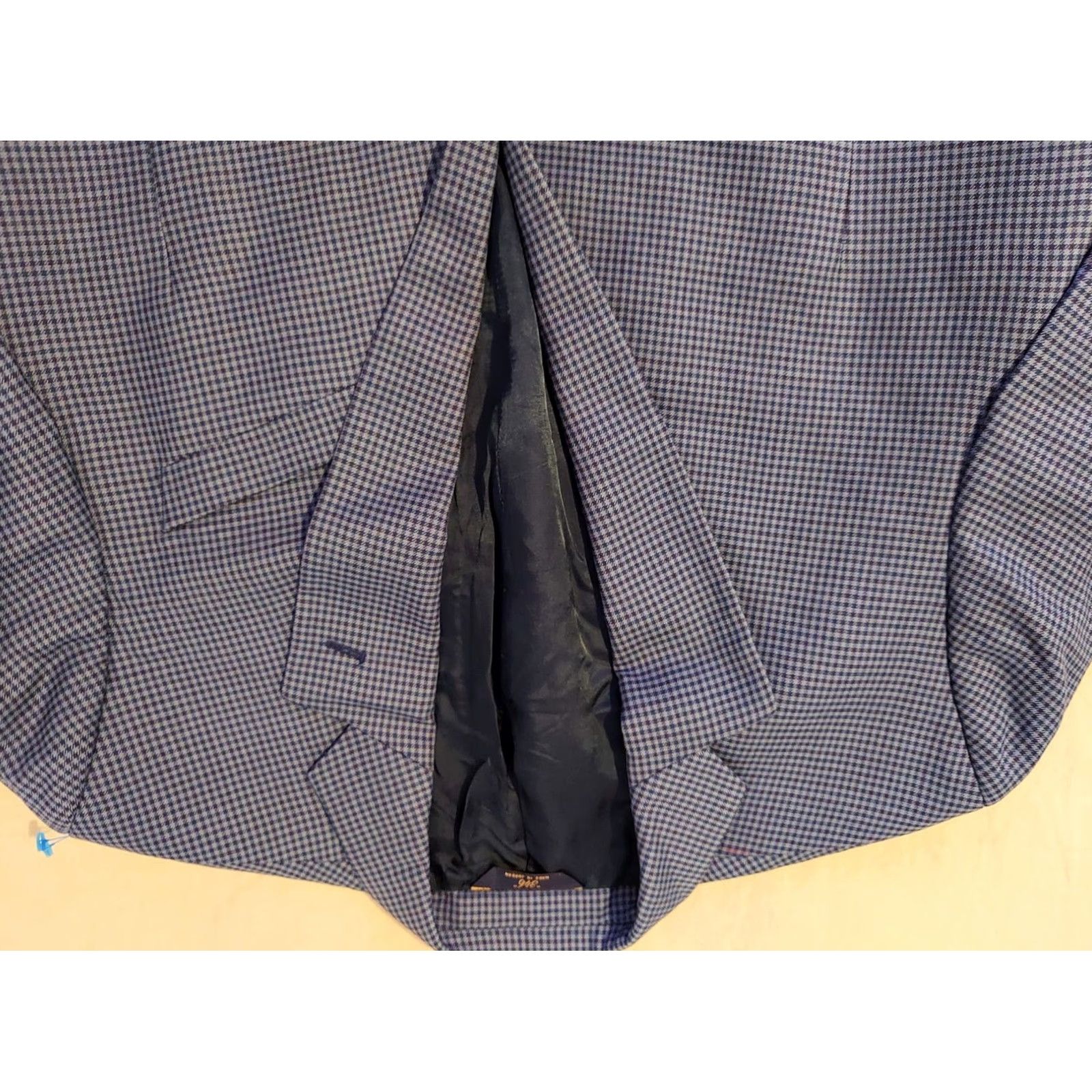 Brooks Brothers Brooks Brothers Blazer Wool 44L Blue Mens Jacket Blazer 2 Piece Regular Wool Men 44 Blue Brooks Brothers Size 44R - 2 Thumbnail