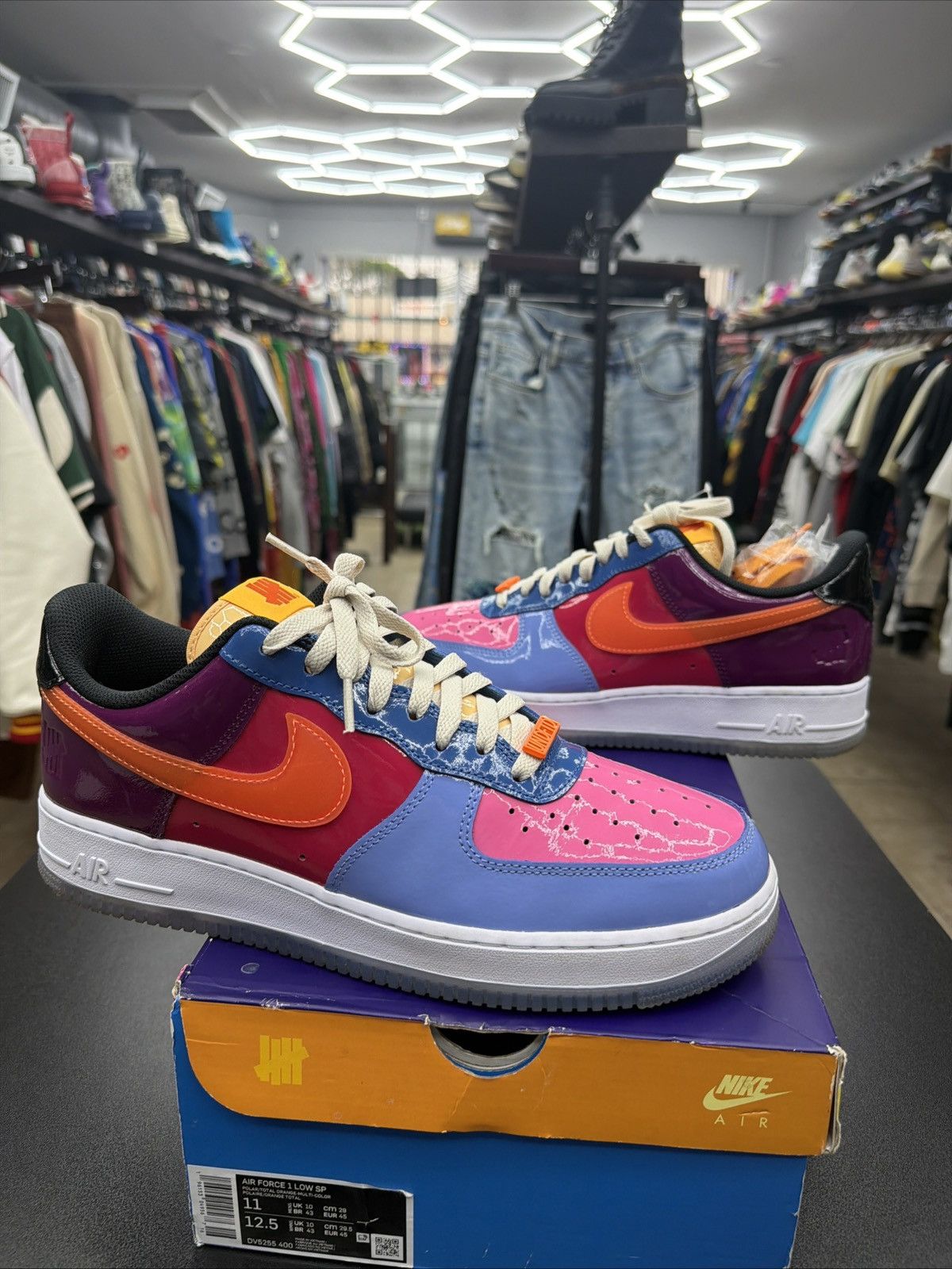Nike Nike Undefeated x Air Force 1 Low Tota Size 11 OG All Quick Size US 11 / EU 44 - 3 Thumbnail