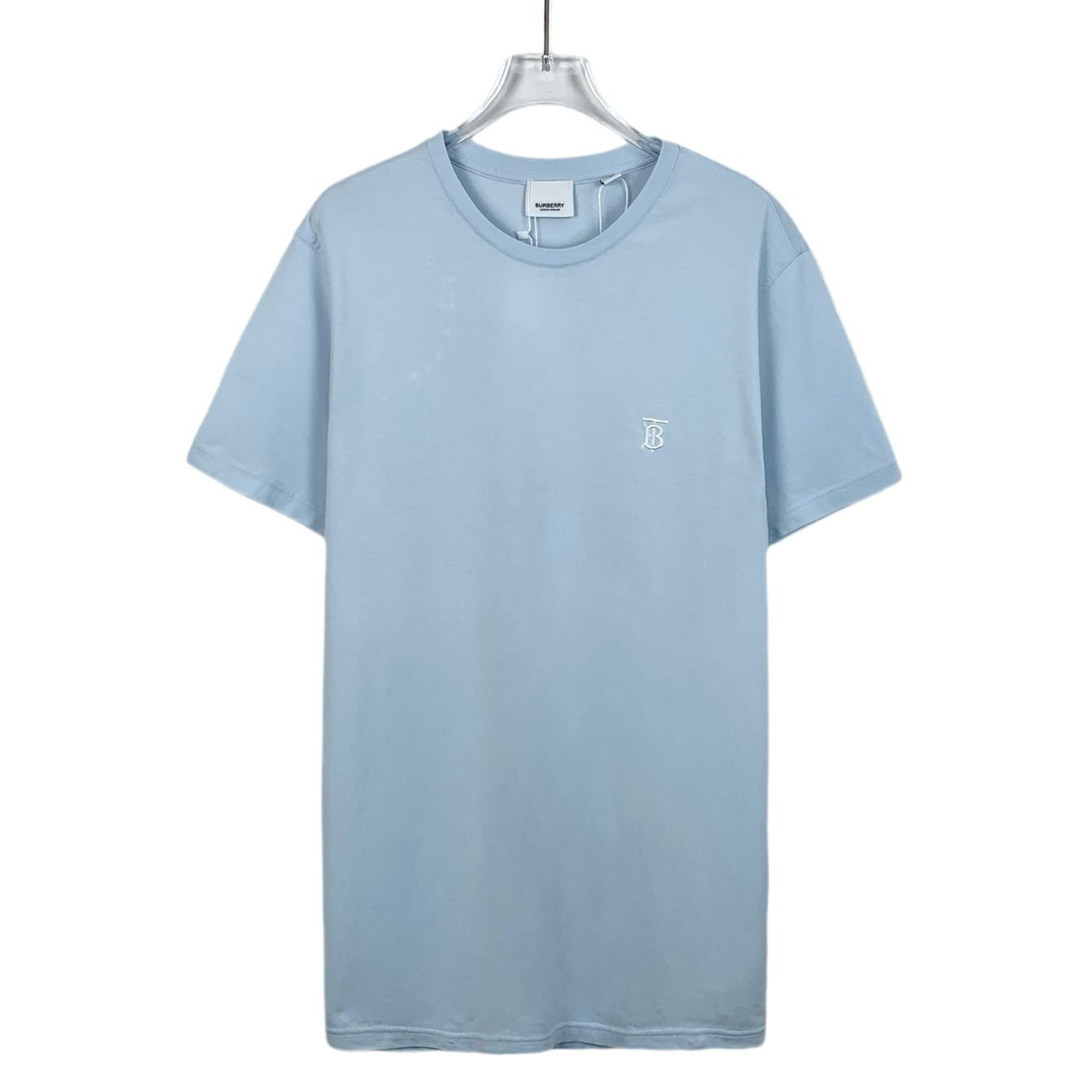 Burberry [Burberry] Light Blue TB Embroidered Cotton T-Shirt M Size US M / EU 48-50 / 2 - 1 Thumbnail