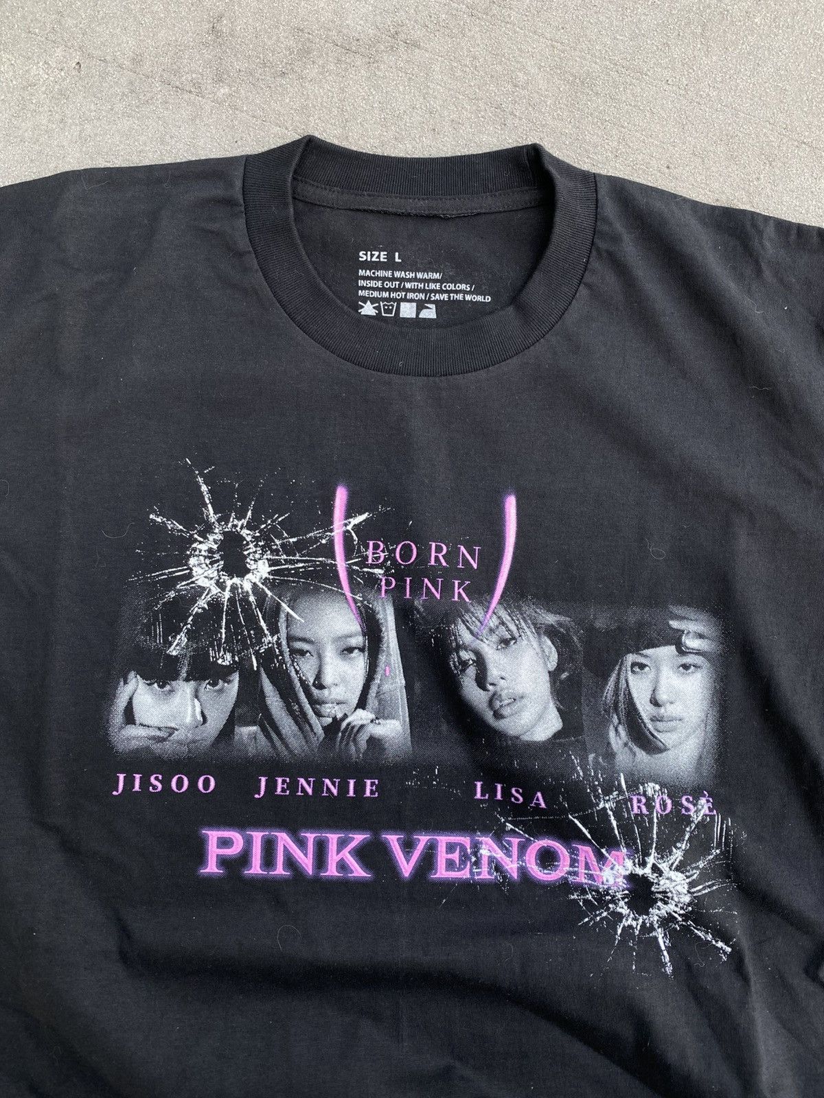 Rap Tees Black Pink Full Line-Up Size US XL / EU 56 / 4 - 8 Thumbnail