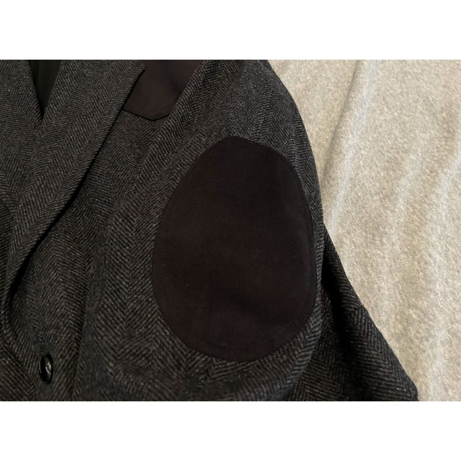 Pendleton Pendleton Western Tweed Wool Jacket Blazer Sport Coat 42 Dark Gray Men Wool Tweed 2 Button Western Theme Mens Size 42R - 5 Thumbnail