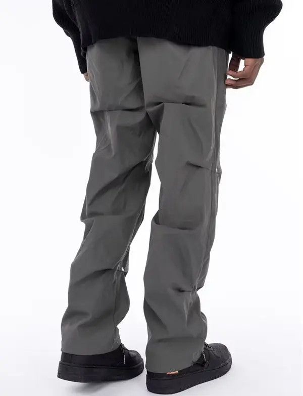 Japanese Brand Button Pleated Pants Cargo y2k streetwear Size US 30 / EU 46 - 2 Thumbnail