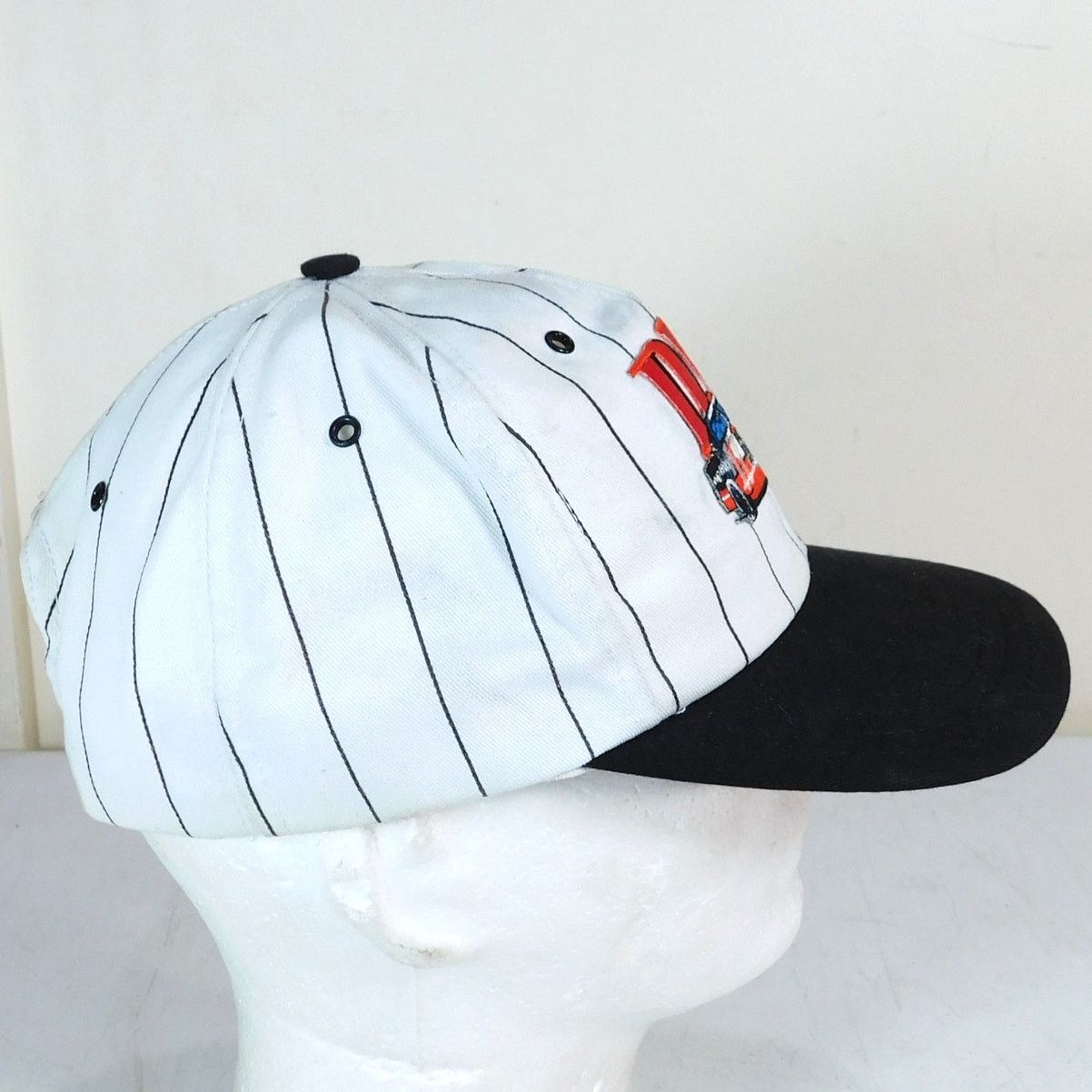 NASCAR 90s NASCAR Darrell Waltrip Snapback Hat Adjustable Pinstripe Size ONE SIZE - 3 Thumbnail