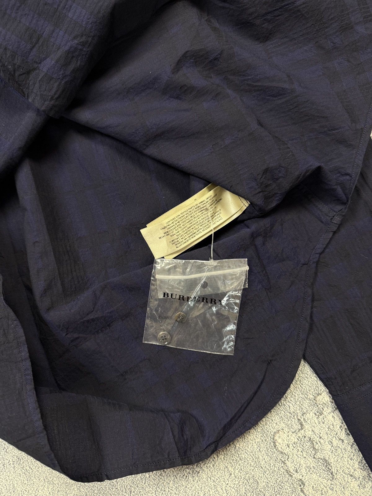 Burberry BURBERRY Shirt Button Up Cotton Nova Check Blue Black Men’s Size US S / EU 44-46 / 1 - 9 Thumbnail
