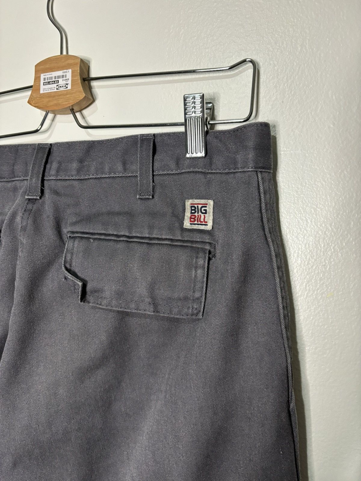 Vintage Vintage 1990s Grey Cargo Pants Size US 31 - 8 Thumbnail