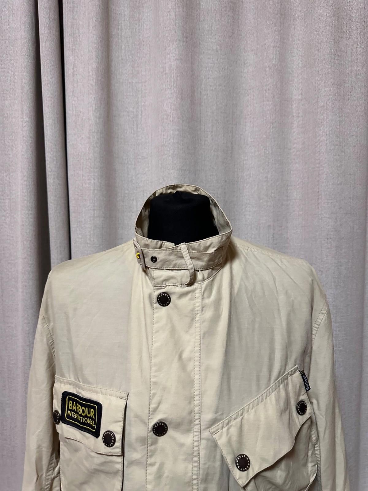 Barbour Barbour Men's Beige Slant Pocket Technical Fabric Jacket XL Size US XL / EU 56 / 4 - 5 Thumbnail