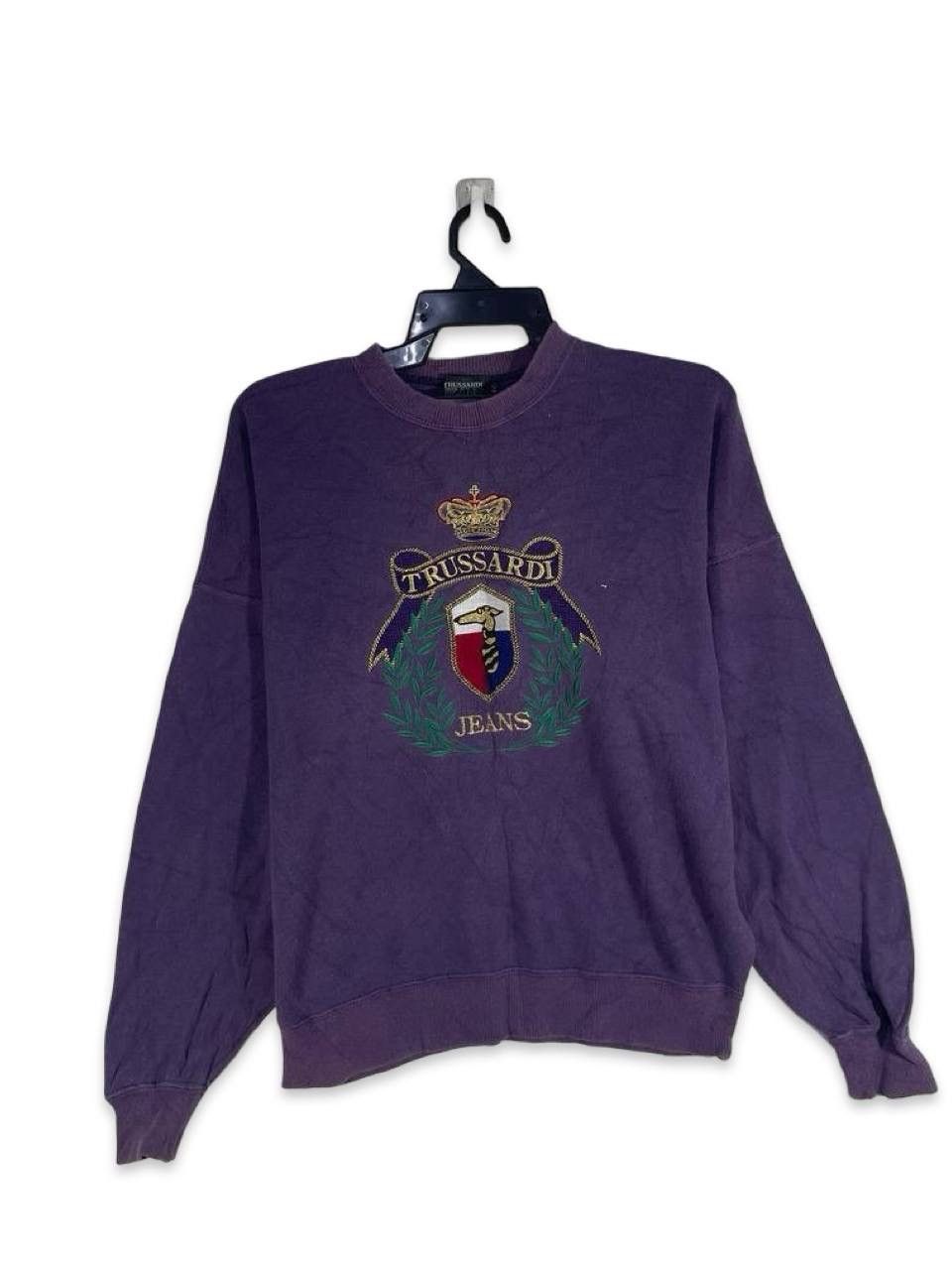 Trussardi Vintage trussadi animal dog habitat sweatshirt jumper size L Size US L / EU 52-54 / 3 - 1 Thumbnail