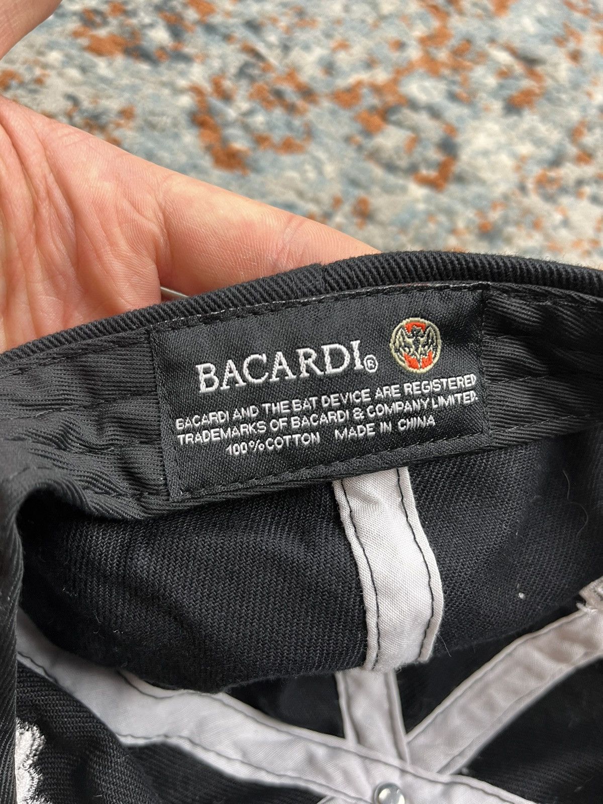Bacardi × Vintage Vintage 90s Bacardi embroidered bat logo promo hat Size ONE SIZE - 5 Thumbnail