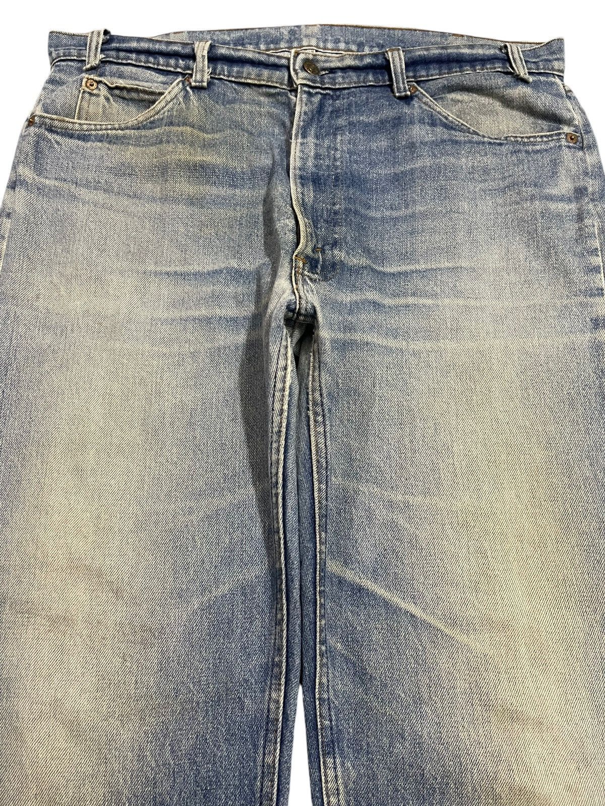 Levi's Vintage 70s Levis 505 Orange Tab Blue Faded Wash Style Jeans Size US 38 / EU 54 - 3 Thumbnail