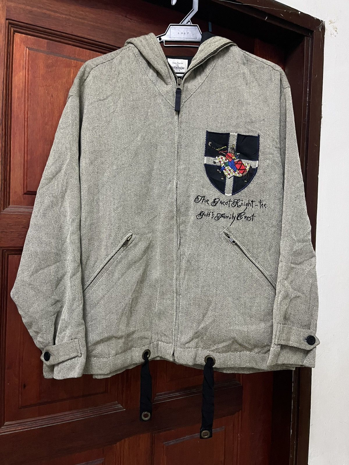 Jean Charles De Castelbajac VINTAGE JCC Castelbajac Sport "Great Knight" Wool Hoodie Size US XL / EU 56 / 4 - 2 Thumbnail