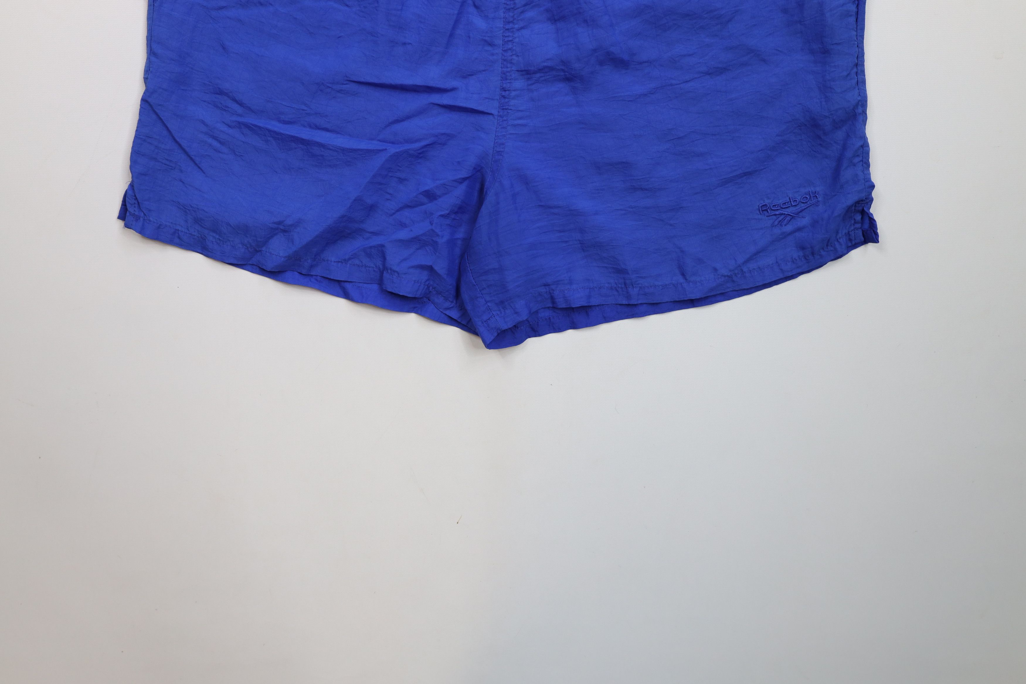 Reebok × Vintage Vintage 90s Reebok Spell Out Above Knee Shorts Baggies Nylon Size US 34 / EU 50 - 4 Thumbnail