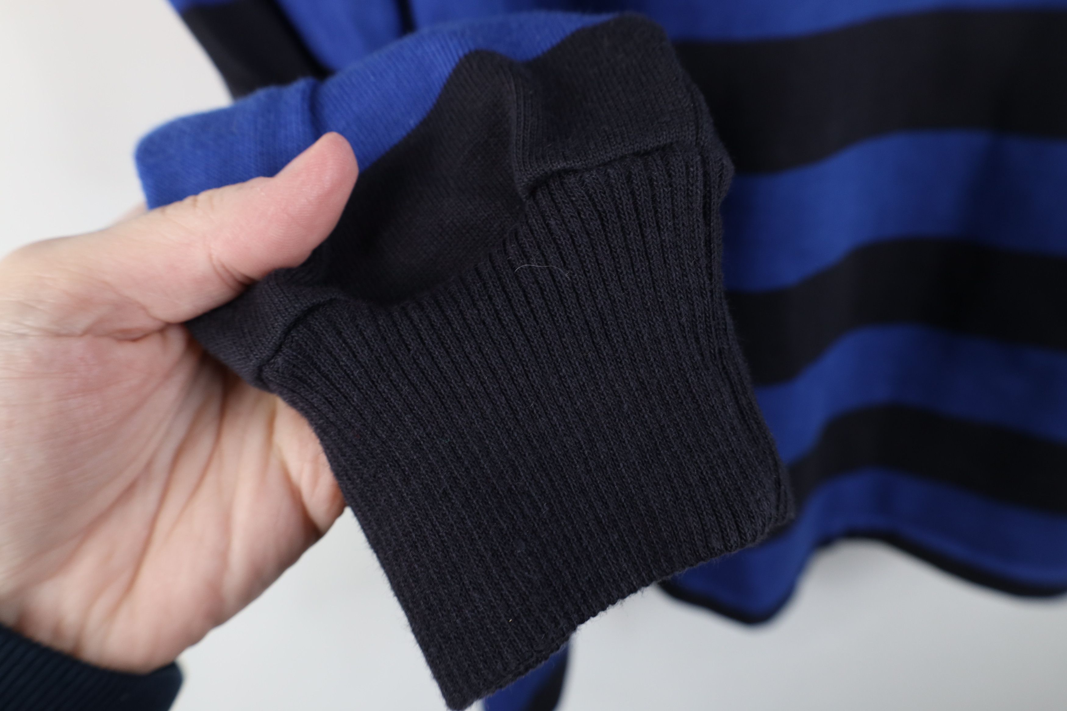 Vintage Vintage 90s Streetwear Block Knit Long Sleeve Rugby Polo USA Size US XL / EU 56 / 4 - 9 Thumbnail