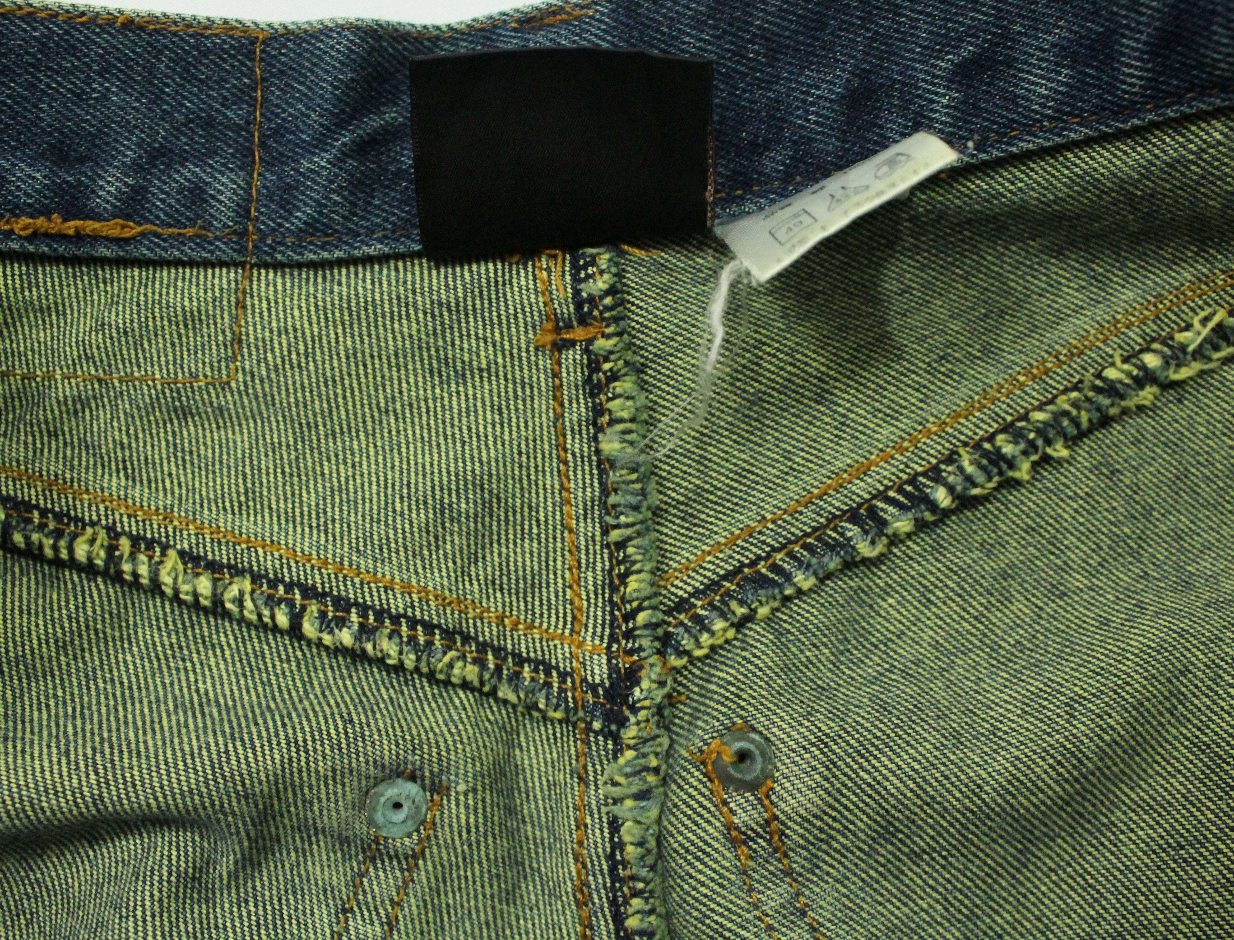 Harley Davidson Lace Up Sided HARLEY DAVIDSON Denim Distressed Jeans Size 28" / US 6 / IT 42 - 18 Thumbnail