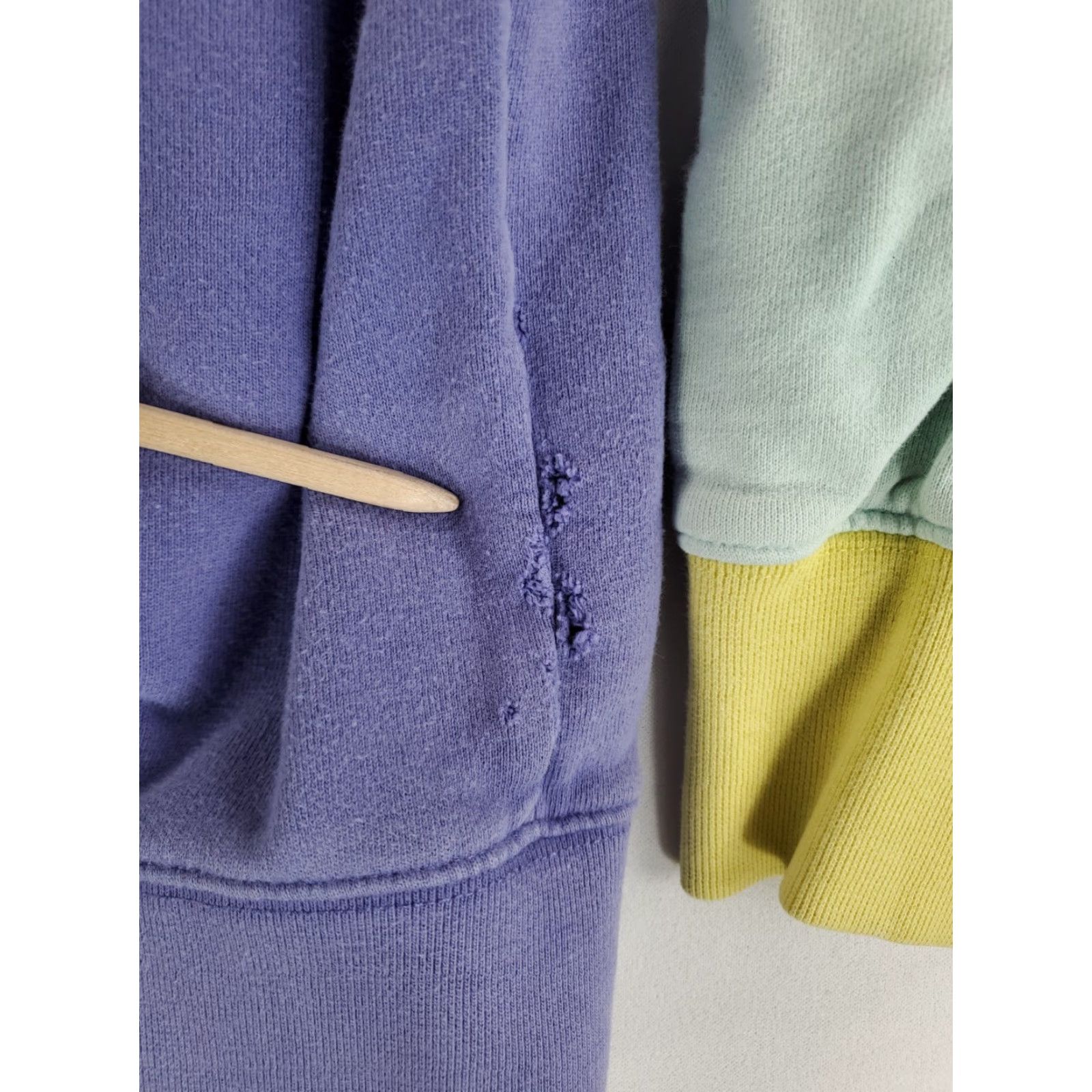Teddy Fresh Teddy Fresh Hoodie Color Block Multicolor Mens L Pullover Color Bleed Hole Spot Pink Blue Green Yellow Size US L / EU 52-54 / 3 - 8 Thumbnail