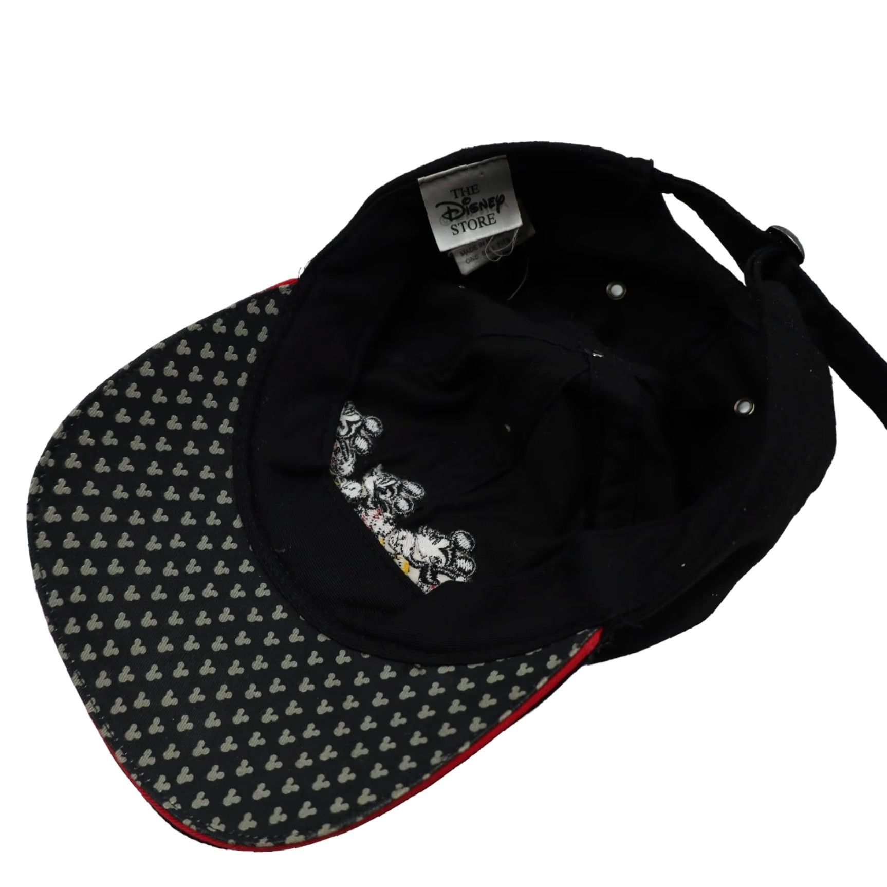Disney VINTAGE Disney Mickey Mouse Animation Cap Black Baseball Hat OS Men Size ONE SIZE - 4 Thumbnail