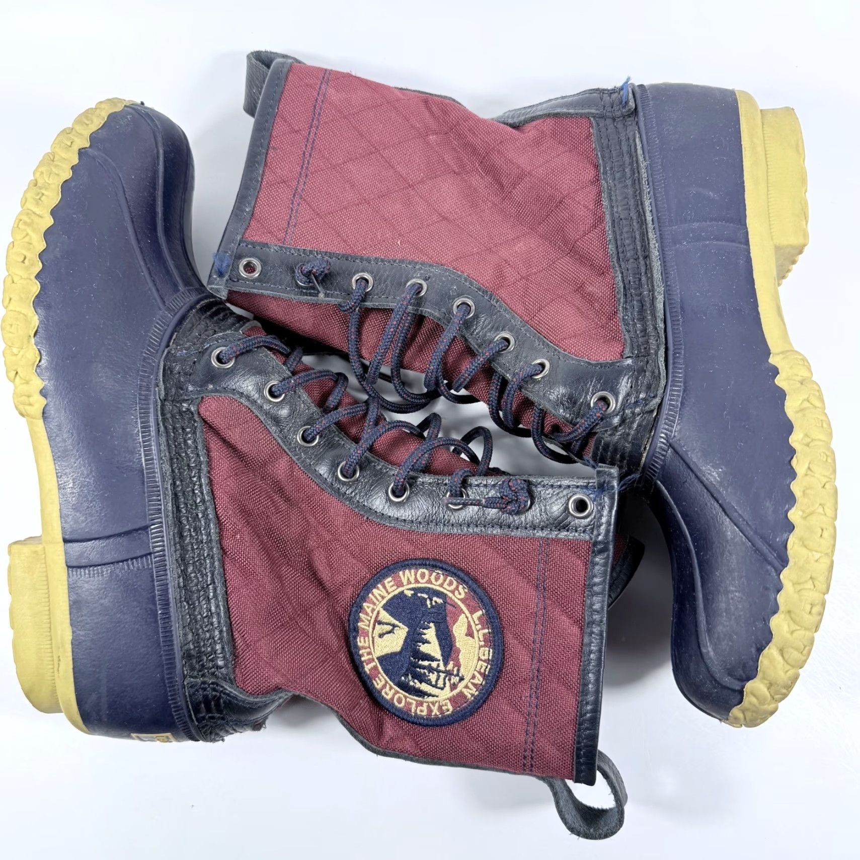 Vintage VINTAGE L.L. Bean Explore the Maine Woods Duck Boots Women Navy Quilted Hunting Boots 9 Shoes Size US 9 / IT 39 - 6 Thumbnail
