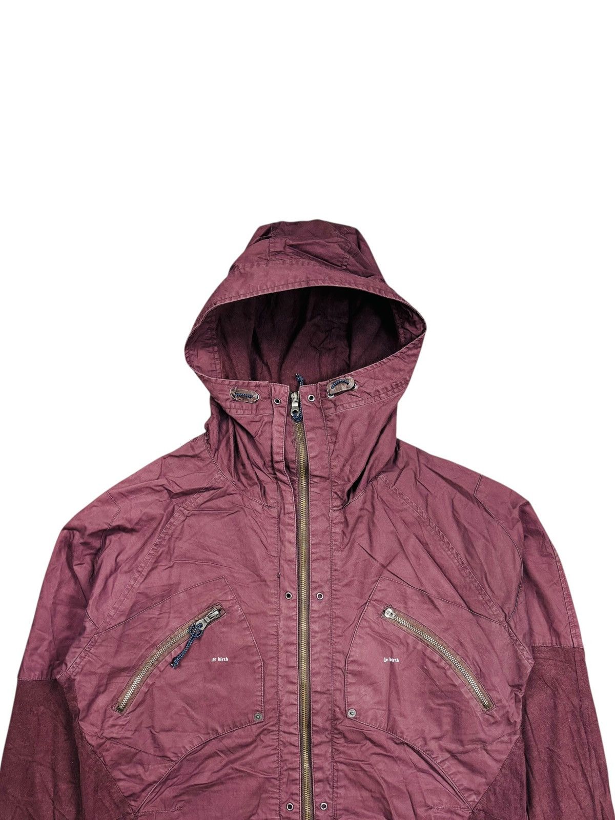 BUFFALO BOBS 2000s PPFM - Apocalypse Style Red Wine Cargo Jacket Size US M / EU 48-50 / 2 - 6 Thumbnail