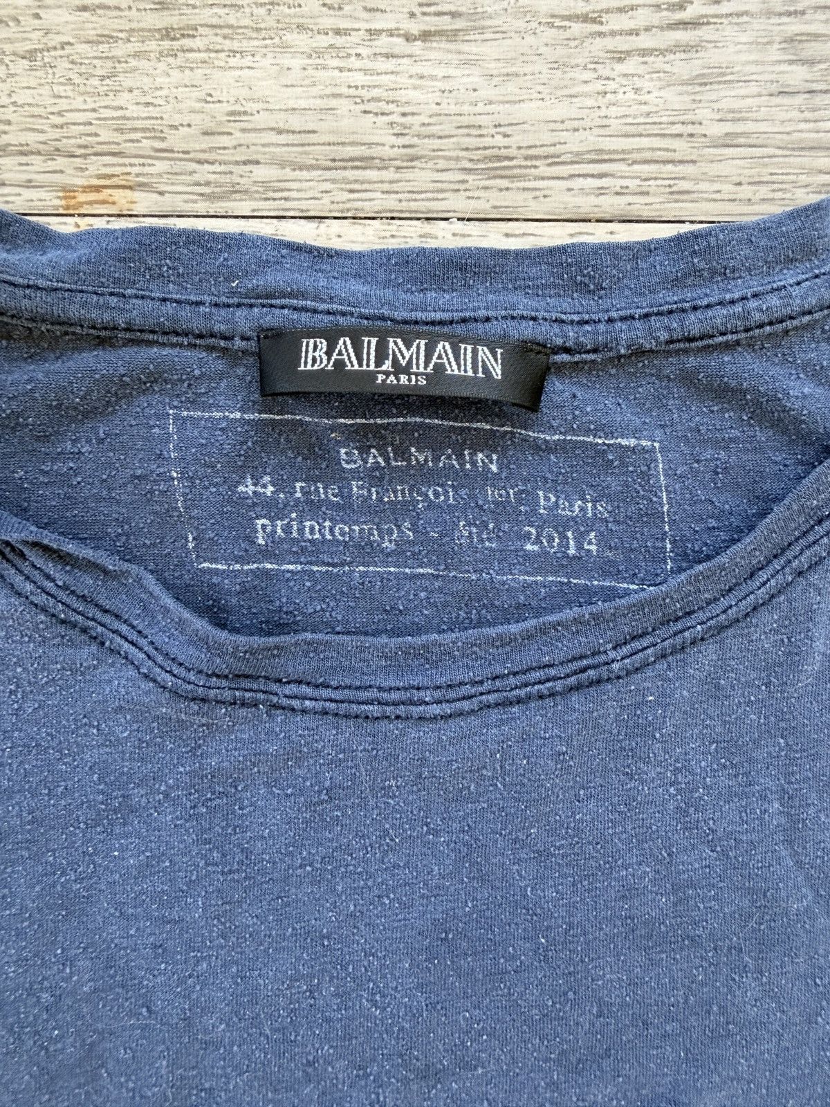 Balmain Textured Silk T - Very rare Size US L / EU 52-54 / 3 - 2 Thumbnail
