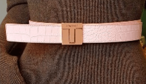 o1loc1c0724 WB245 Size: 85 / Belt in Light Pink