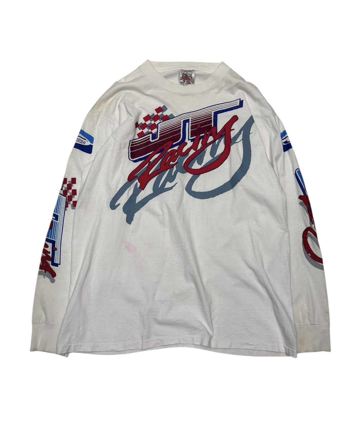 Vintage 🔥VINTAGE JT RACING USA LONGSLEEVE SHIRT Size US L / EU 52-54 / 3 - 15 Thumbnail